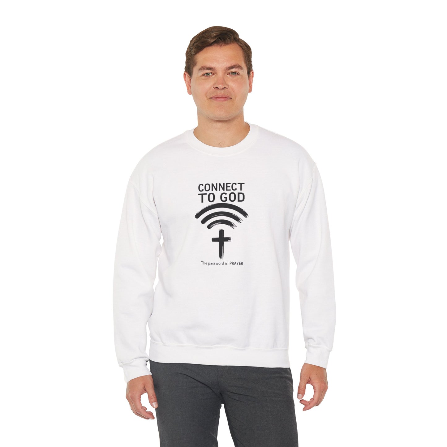 Connect to God Crewneck Sweatshirt
