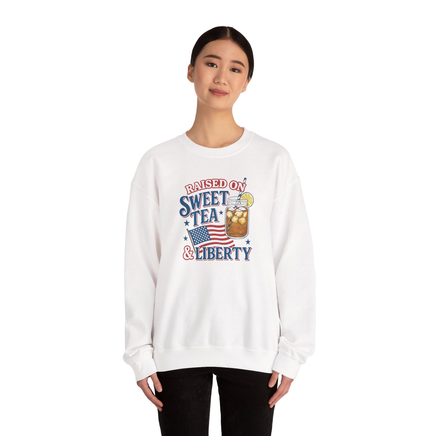 Sweet Tea & Liberty Crewneck Sweatshirt