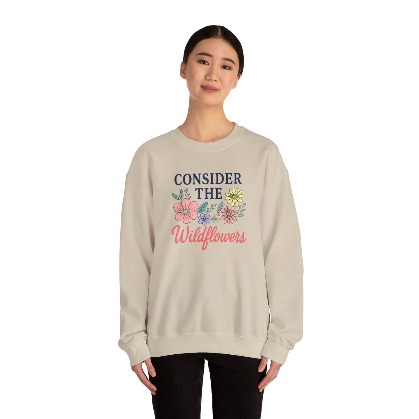 Consider the Wildflowers Crewneck Sweatshirt
