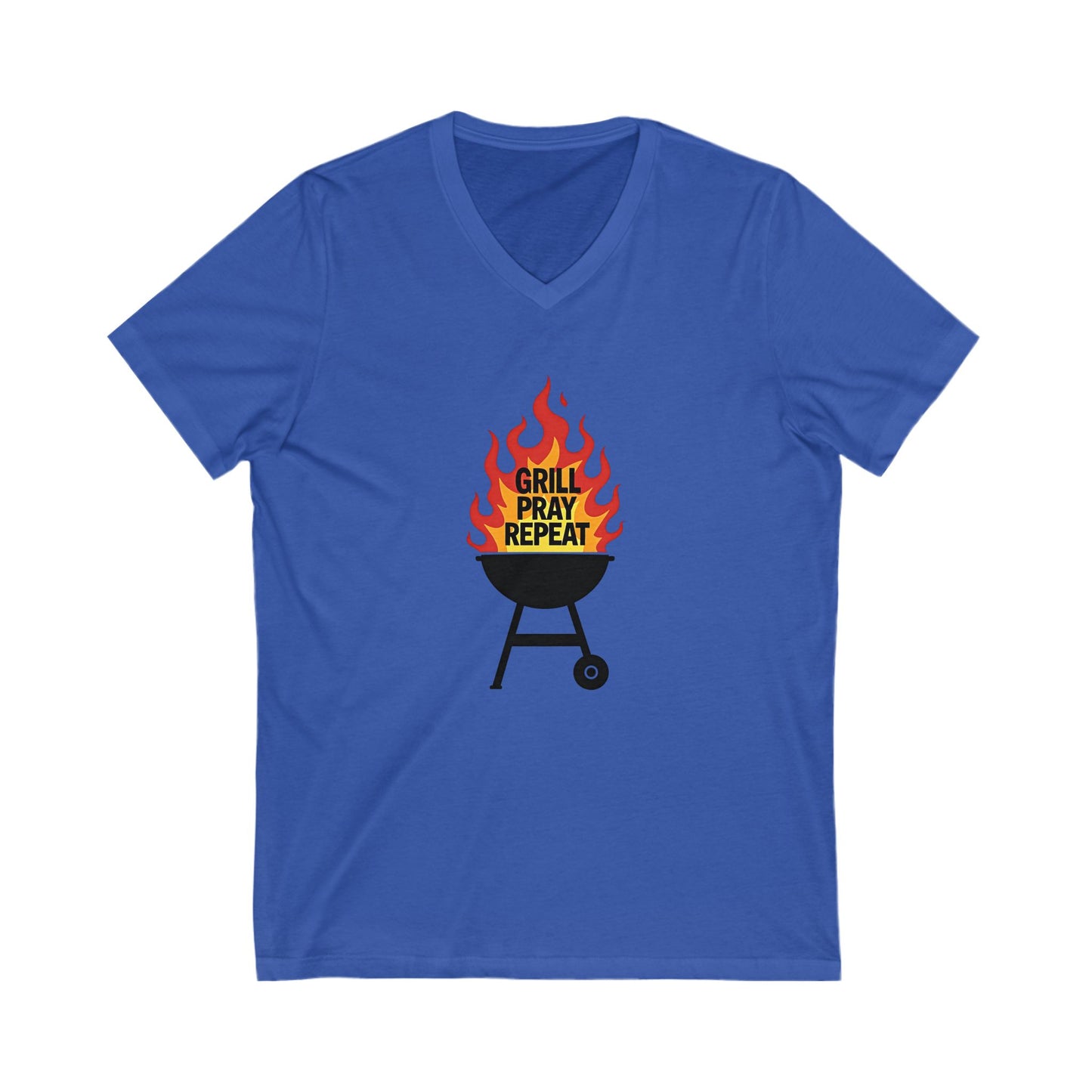 Grill Pray Repeat V-Neck