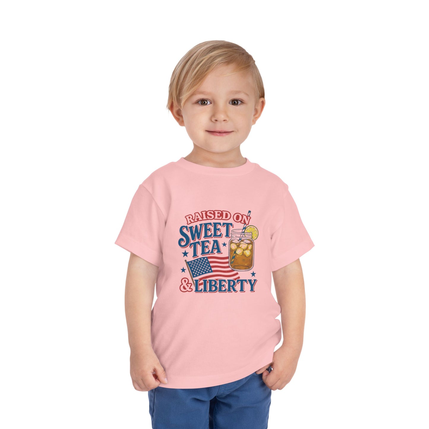 Sweet Tea & Liberty Toddler Tee