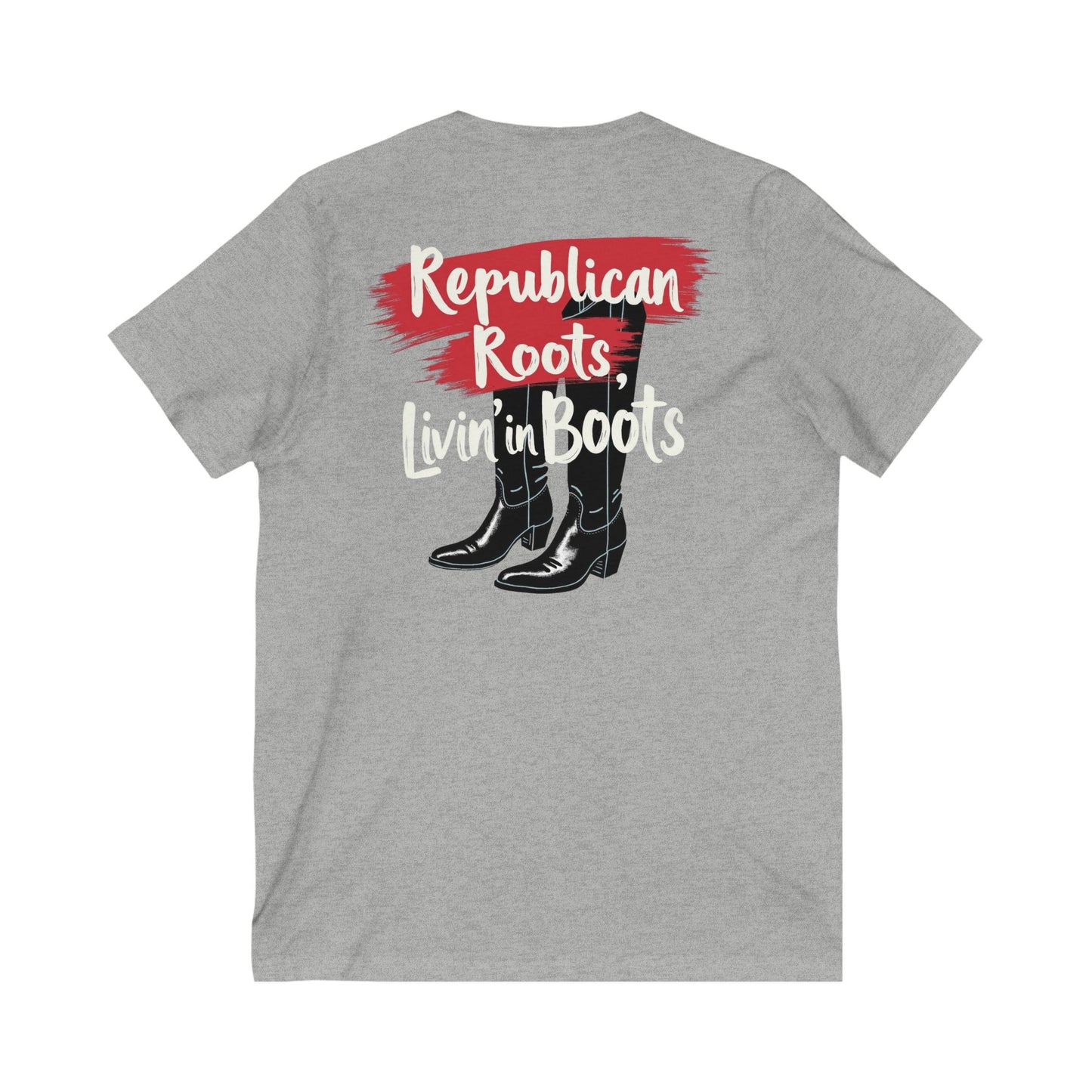 Republican Roots V-Neck Tee