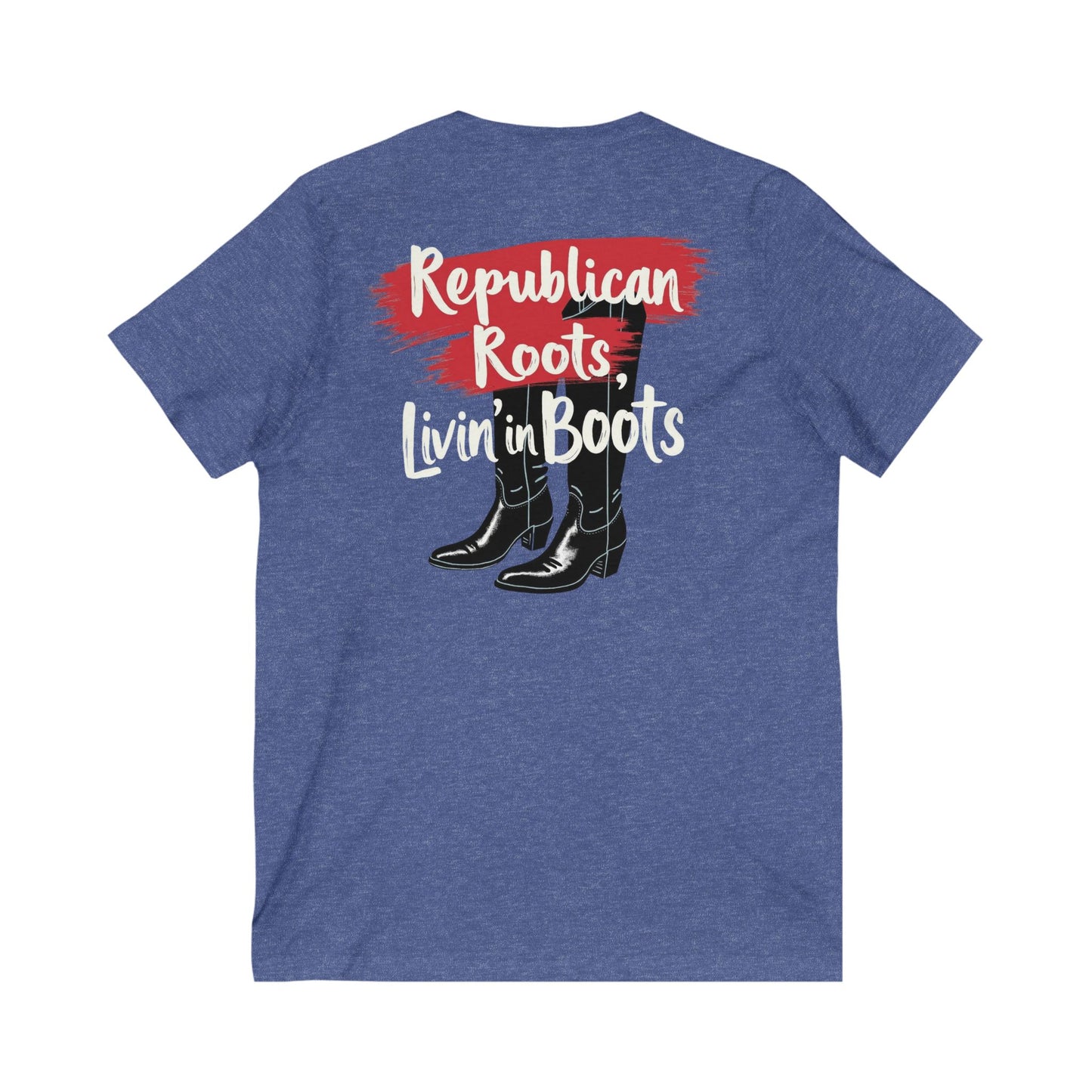 Republican Roots V-Neck Tee