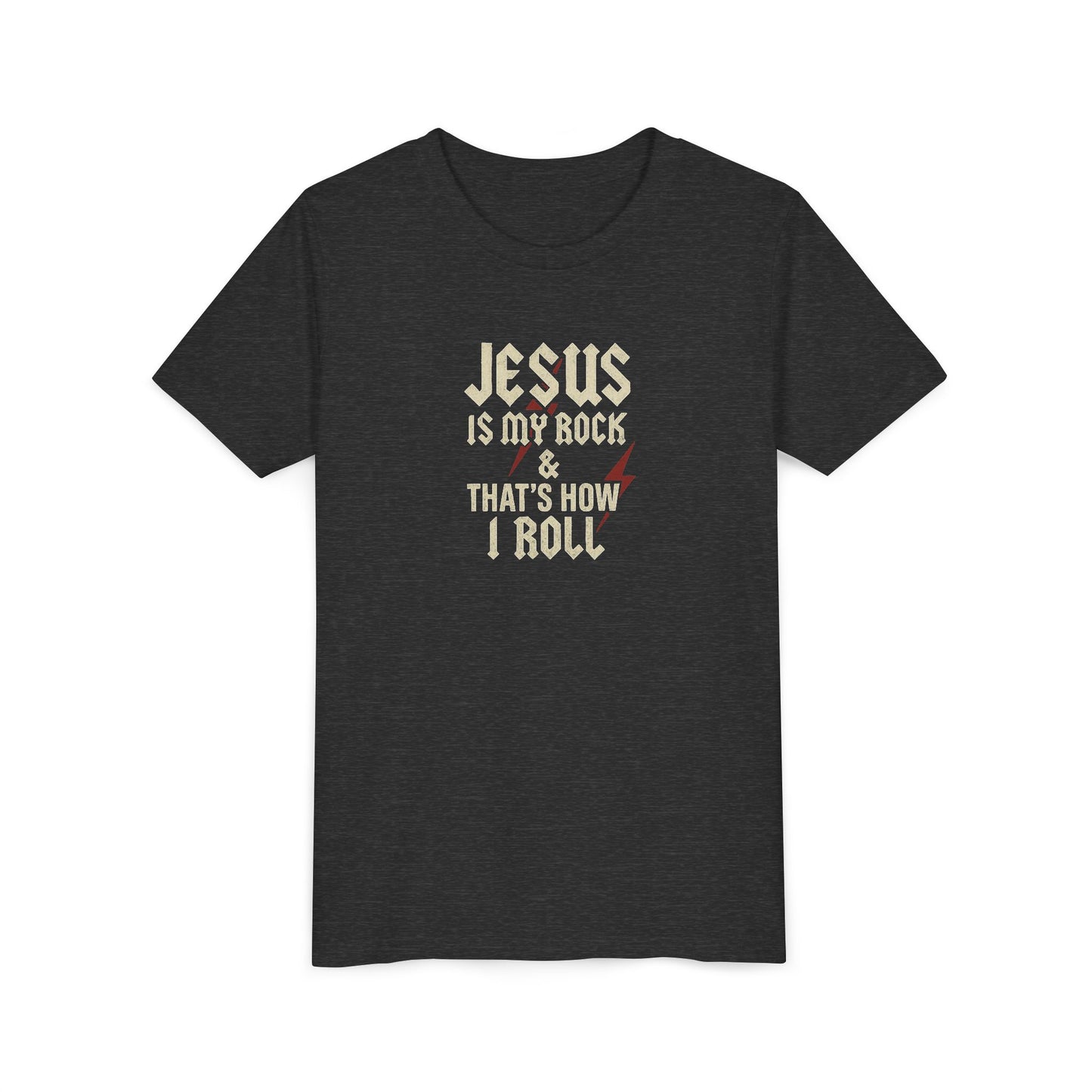 Jesus Is My Rock Youth Tee