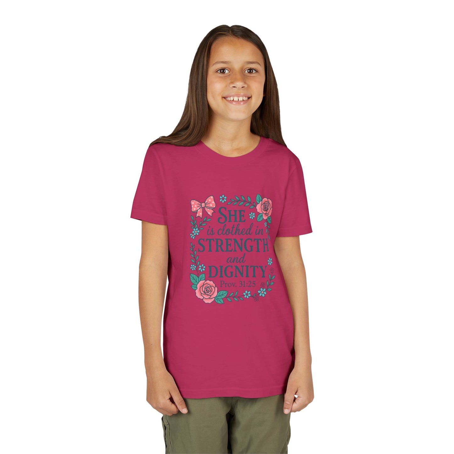 Proverbs 31:25 Youth Tee