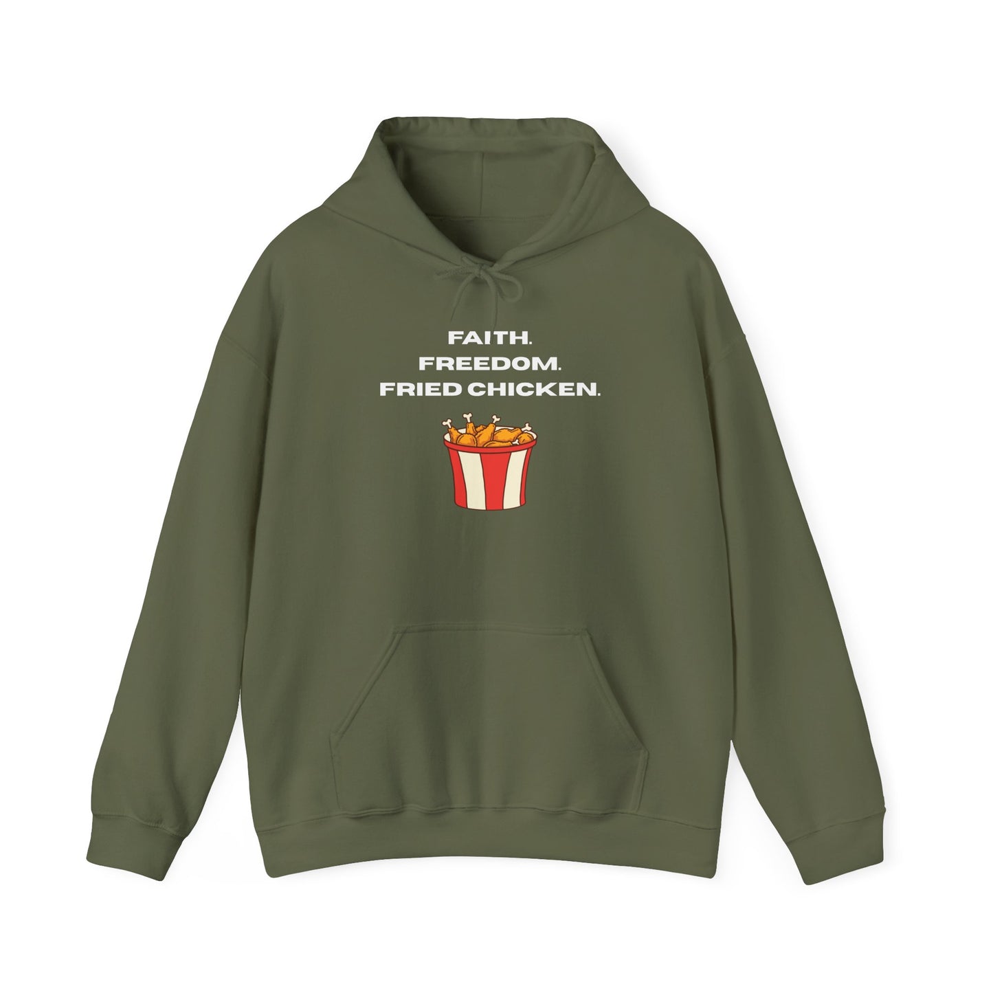 Faith, Freedom, Fried Chicken Hoodie