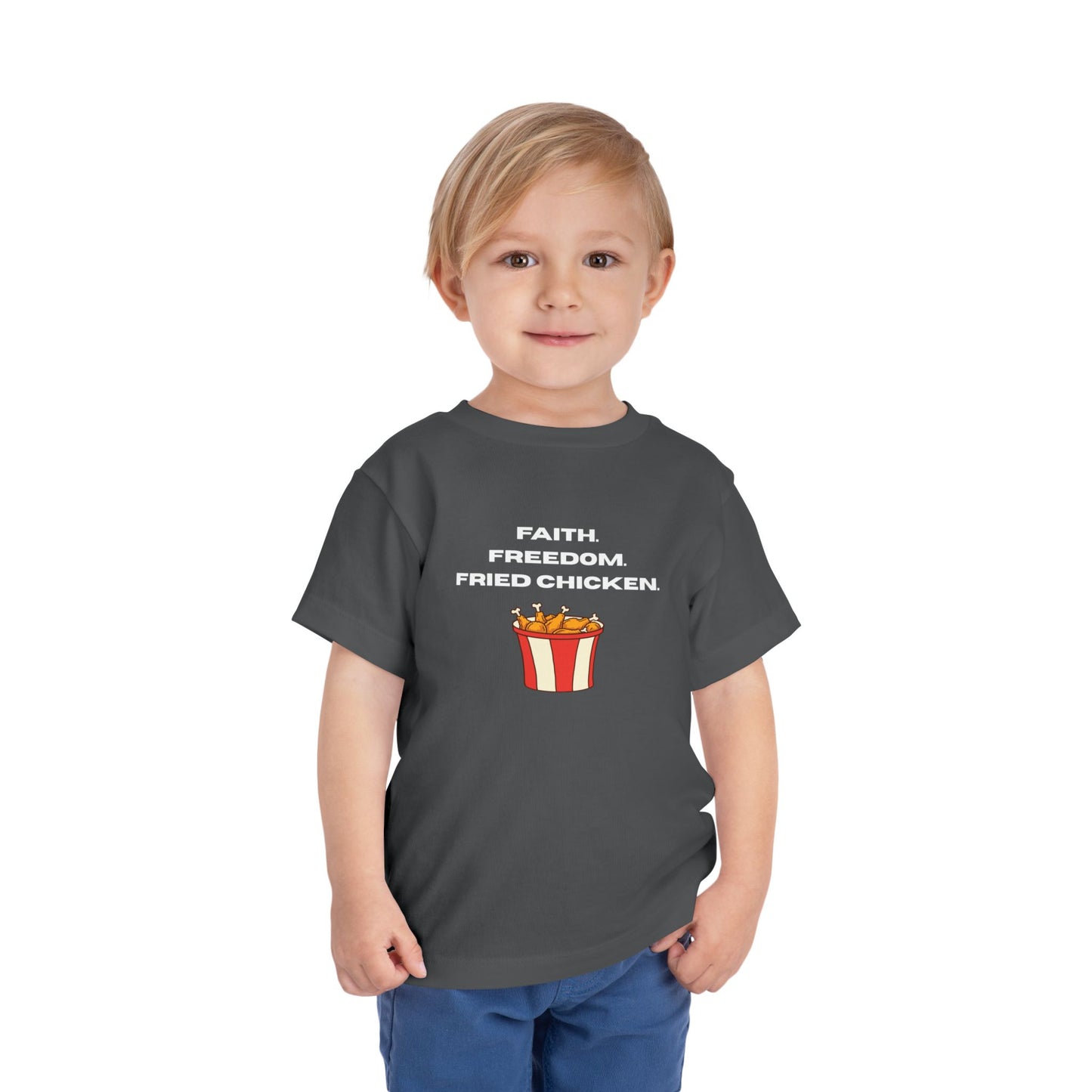 Faith, Freedom, Fried Chicken Toddler Tee
