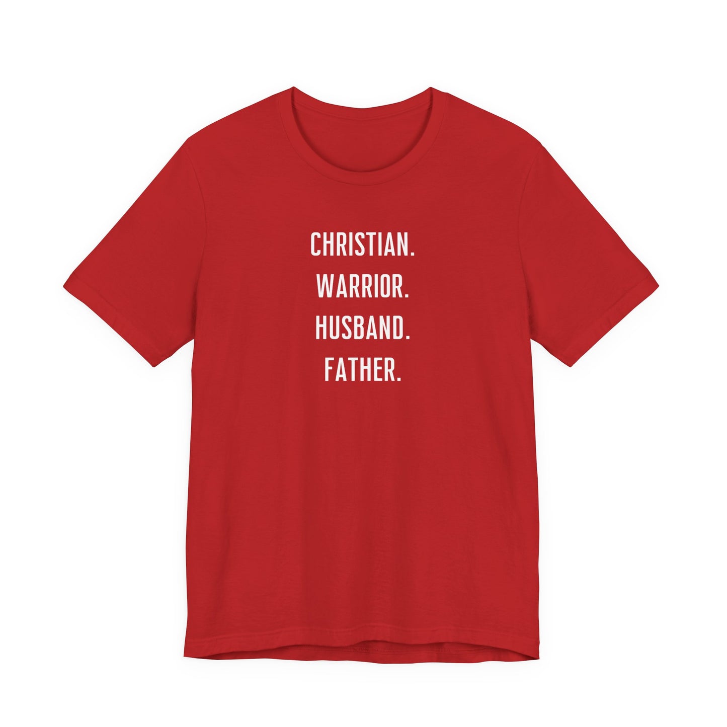 Christian Warrior Husband Father Tee