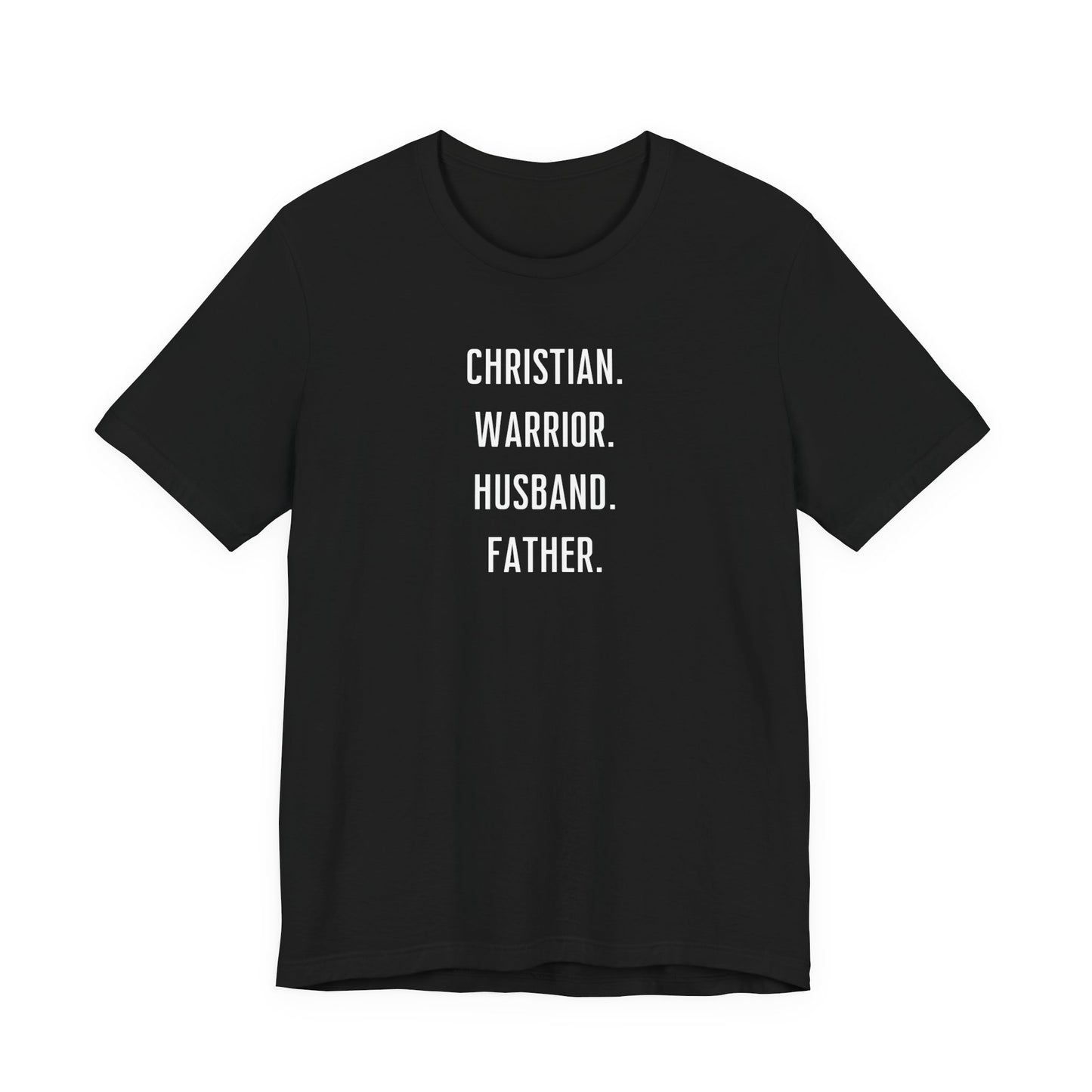 Christian Warrior Husband Father Tee