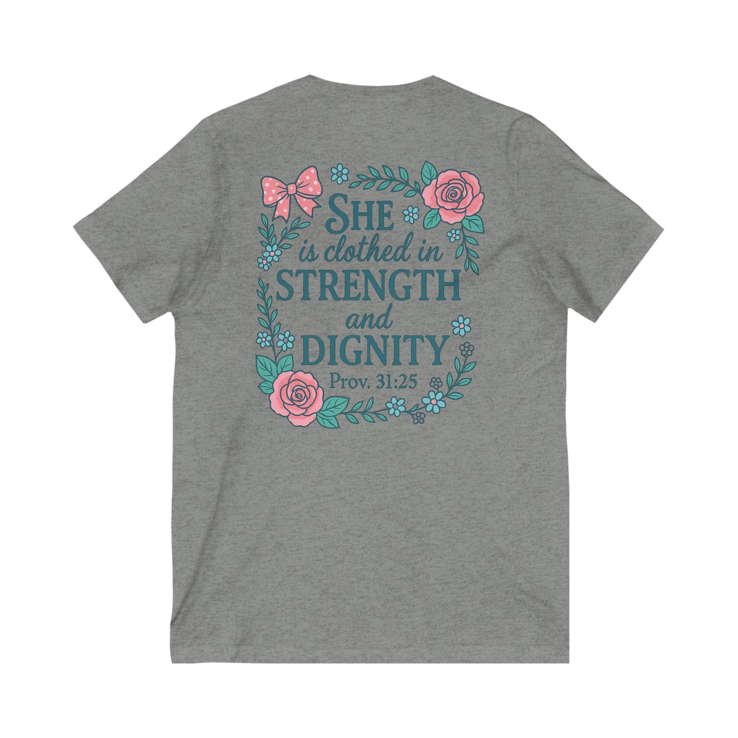 Proverbs 31:25 V-Neck