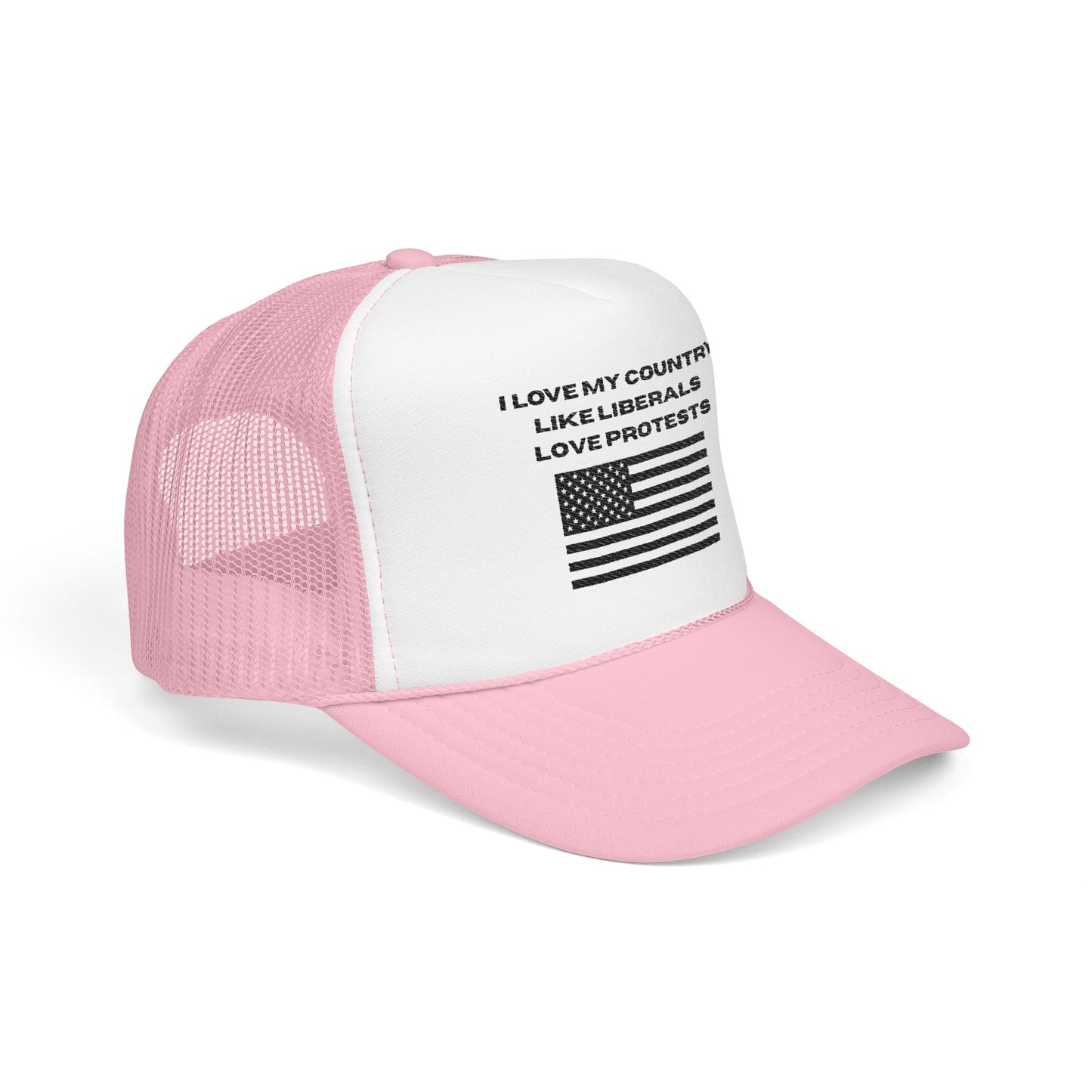 I Love My Country Trucker Hat