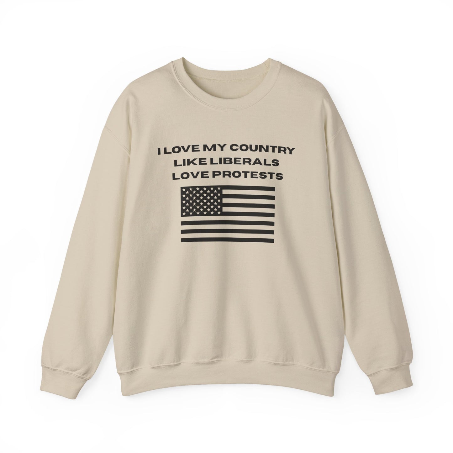 I Love My Country Crewneck Sweatshirt