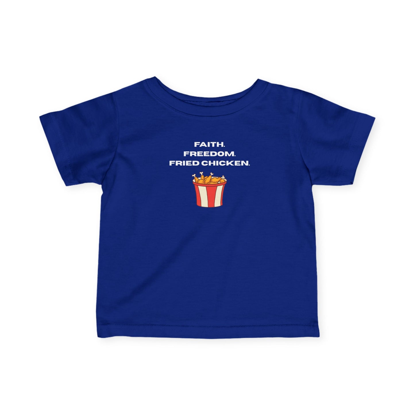 Faith, Freedom, Fried Chicken Baby Tee