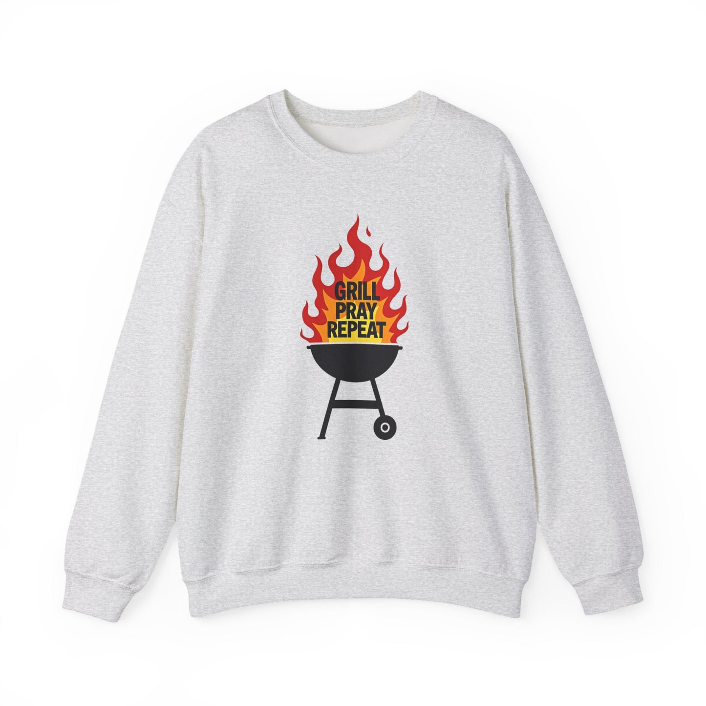 Grill Pray Repeat Crewneck Sweatshirt