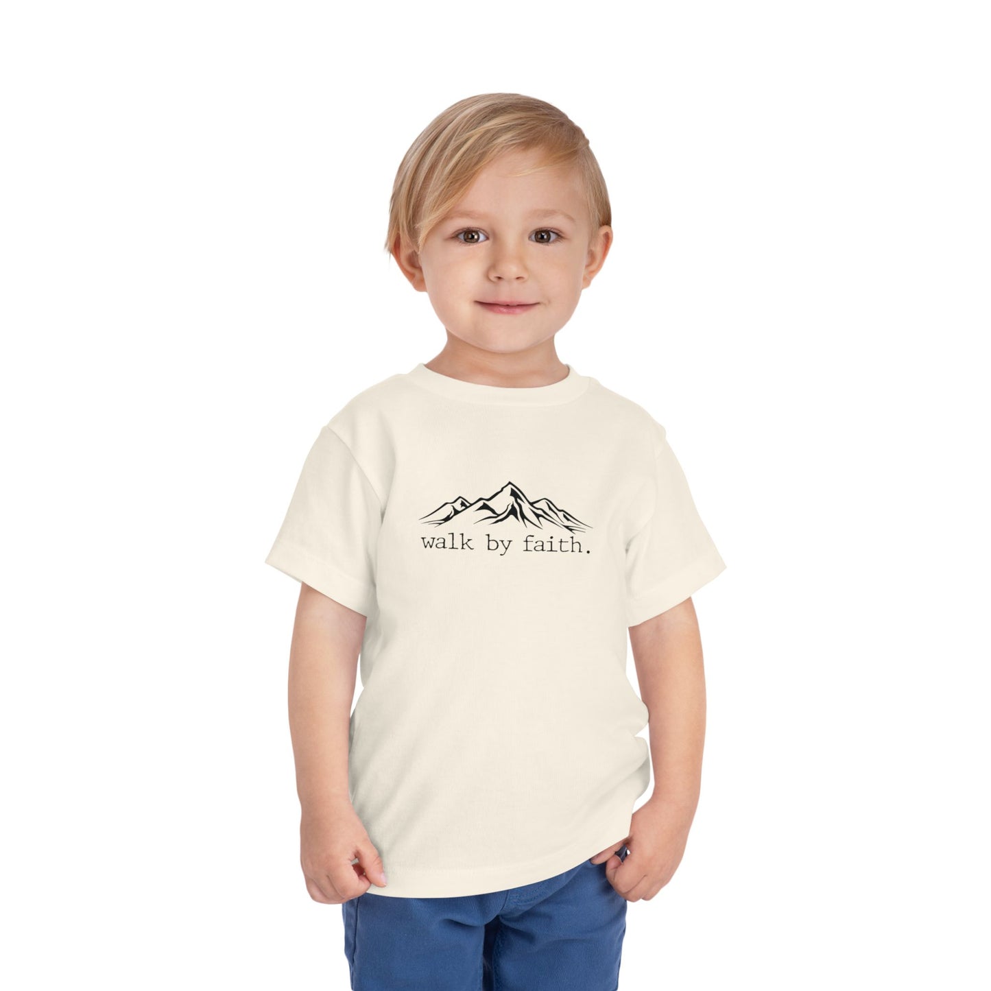 Walk by Faith Toddler Tee