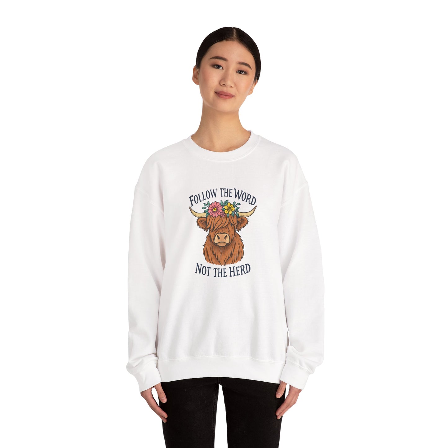 Follow the Word Not the Herd Crewneck Sweatshirt