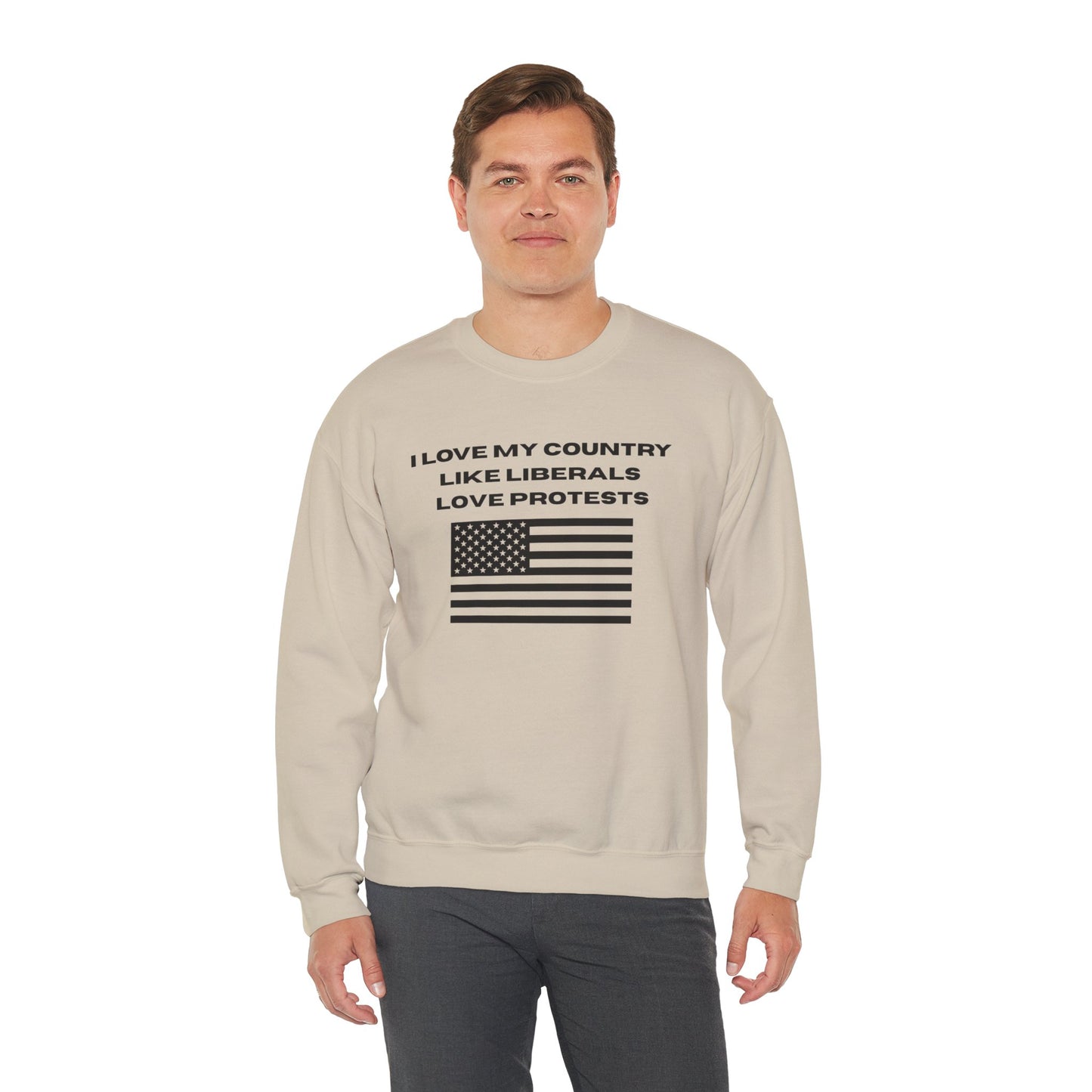 I Love My Country Crewneck Sweatshirt