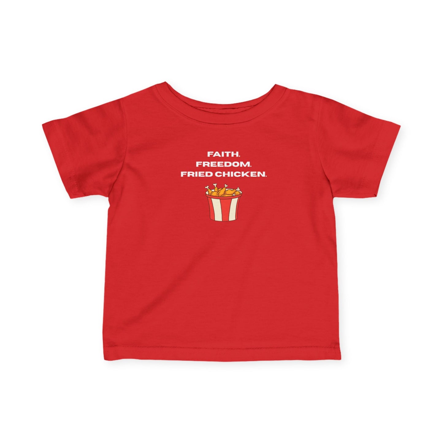 Faith, Freedom, Fried Chicken Baby Tee
