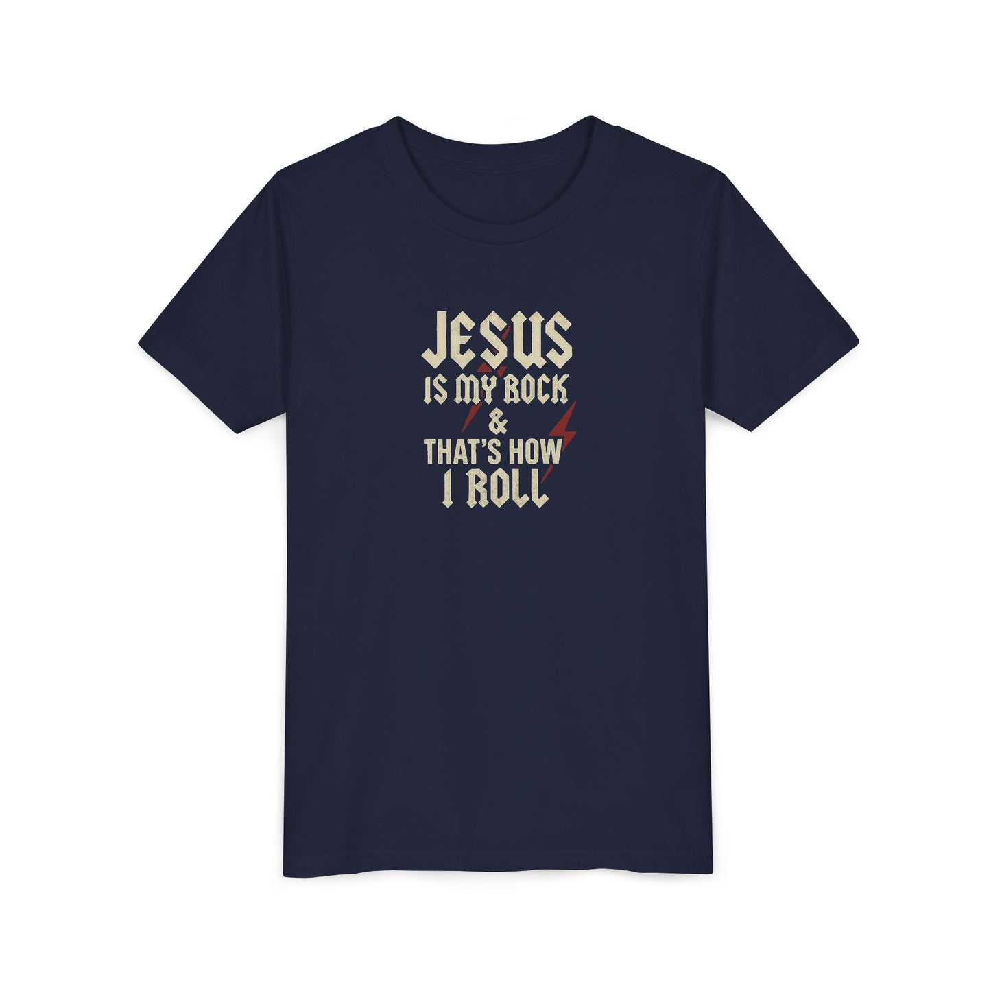 Jesus Is My Rock Youth Tee