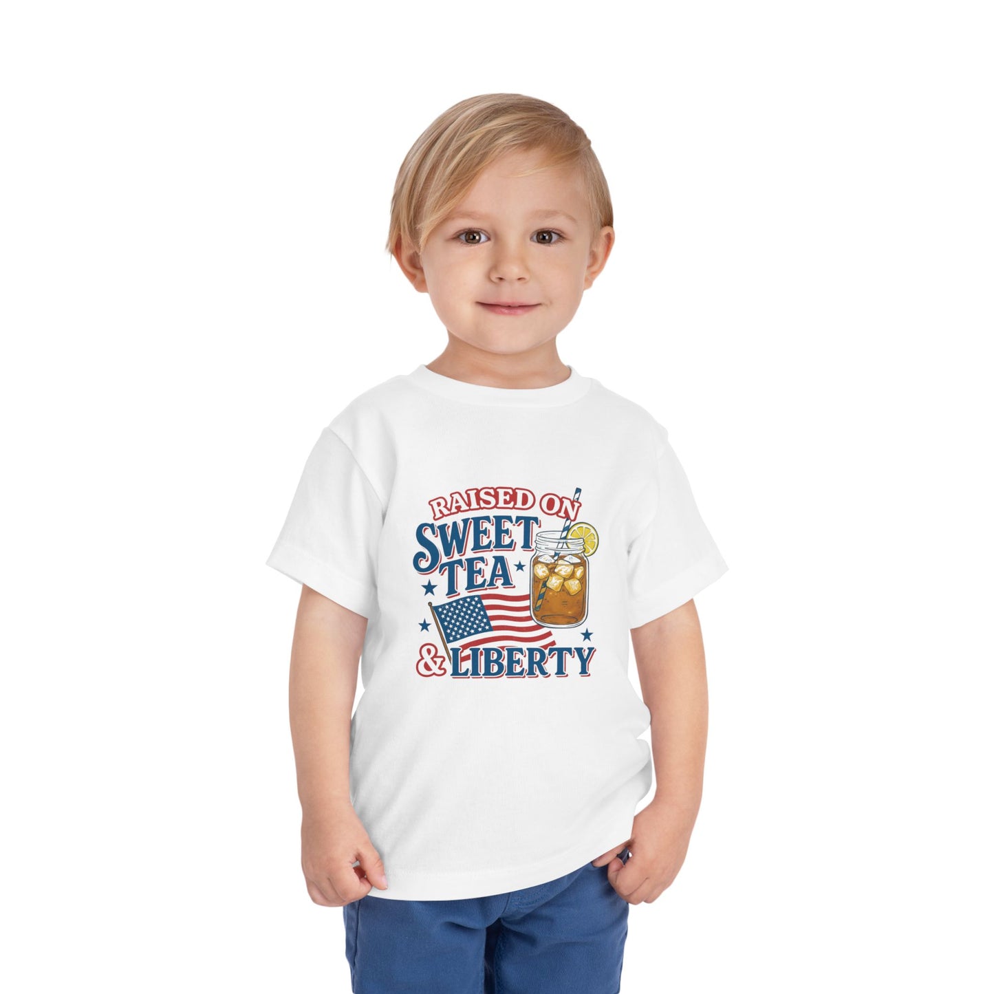 Sweet Tea & Liberty Toddler Tee