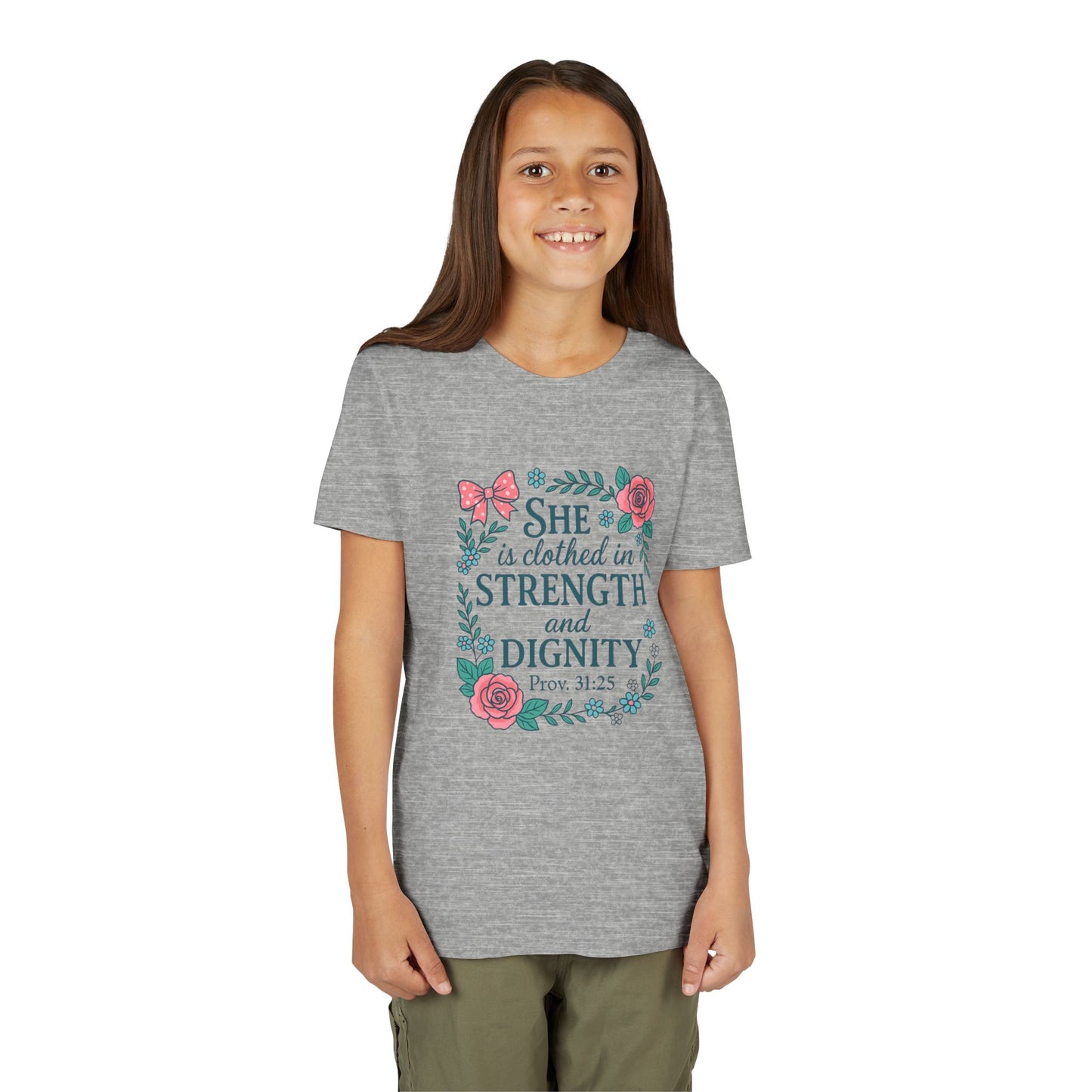 Proverbs 31:25 Youth Tee