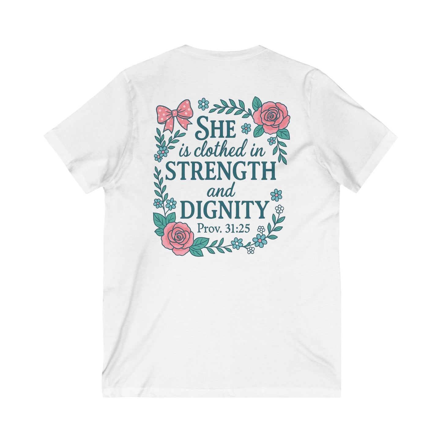 Proverbs 31:25 V-Neck