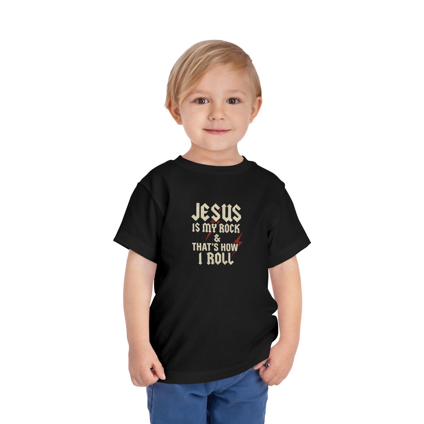 Jesus Is My Rock Toddler Tee