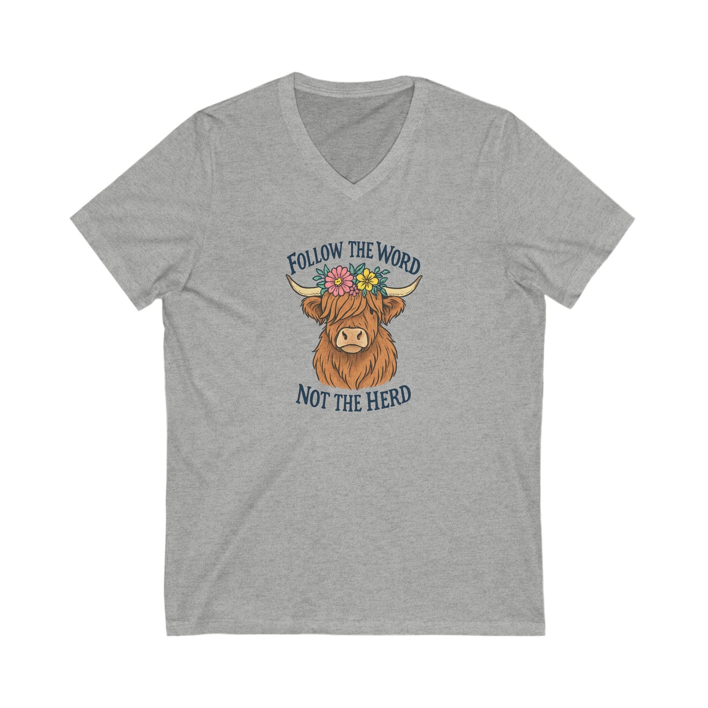 Follow the Word Not the Herd V-Neck