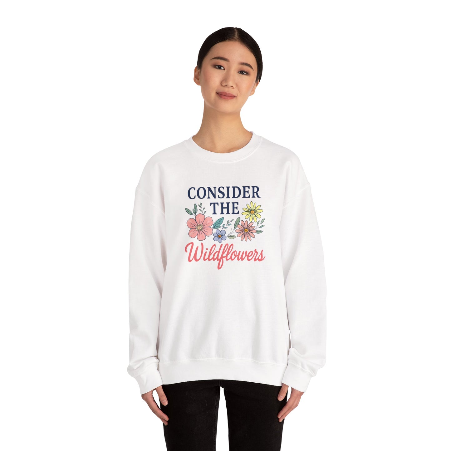 Consider the Wildflowers Crewneck Sweatshirt