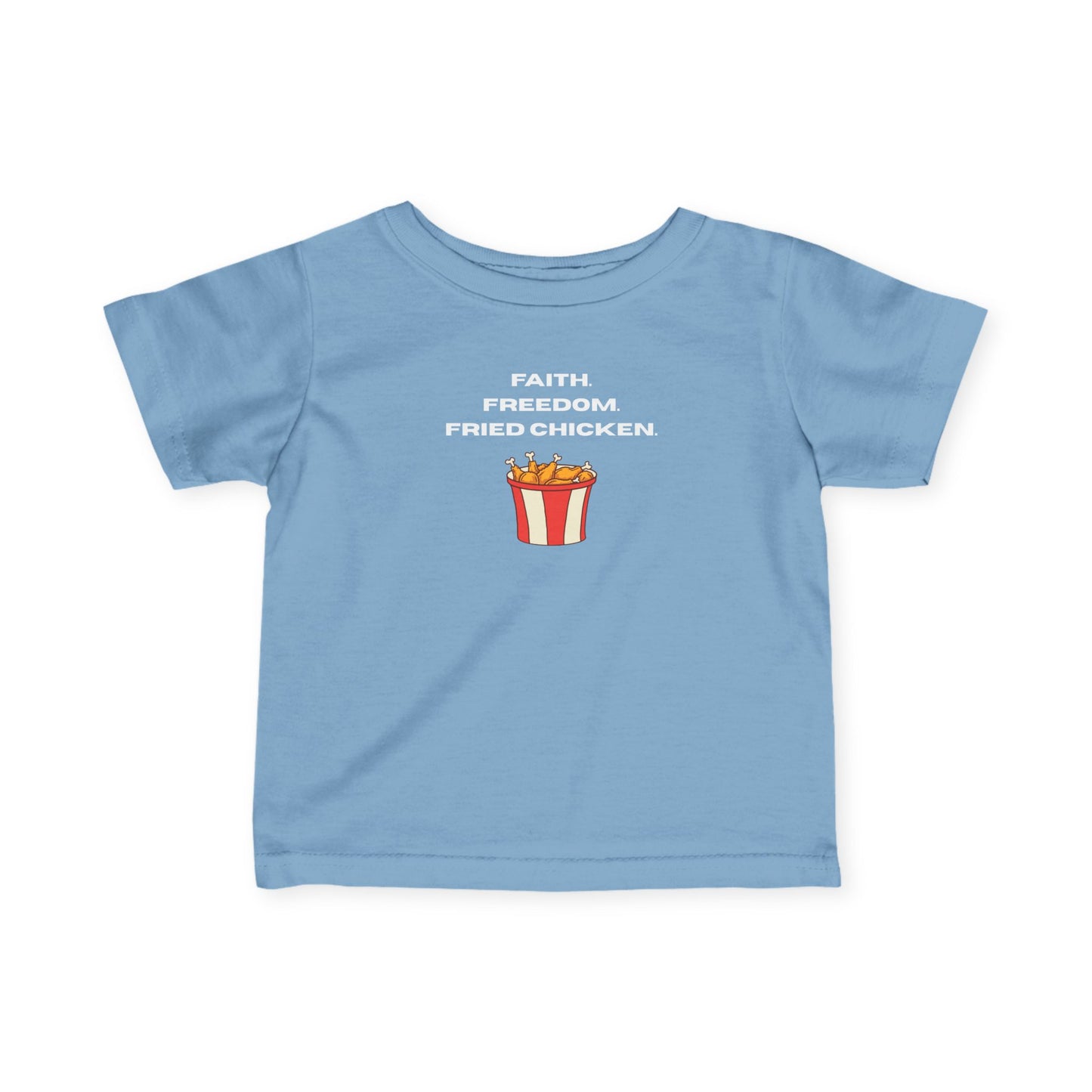 Faith, Freedom, Fried Chicken Baby Tee