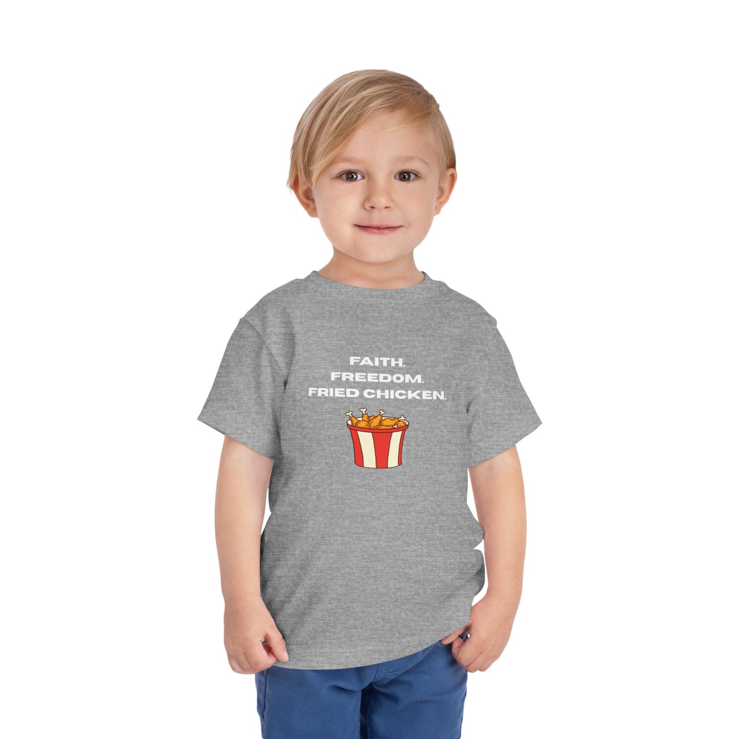 Faith, Freedom, Fried Chicken Toddler Tee