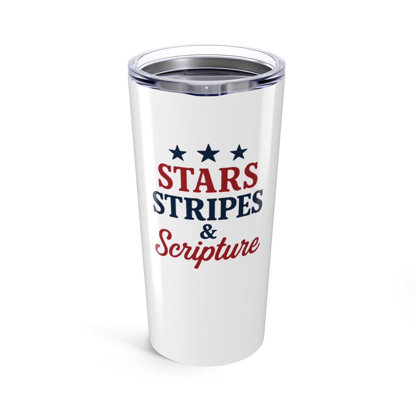Stars, Stripes & Scripture Tumbler