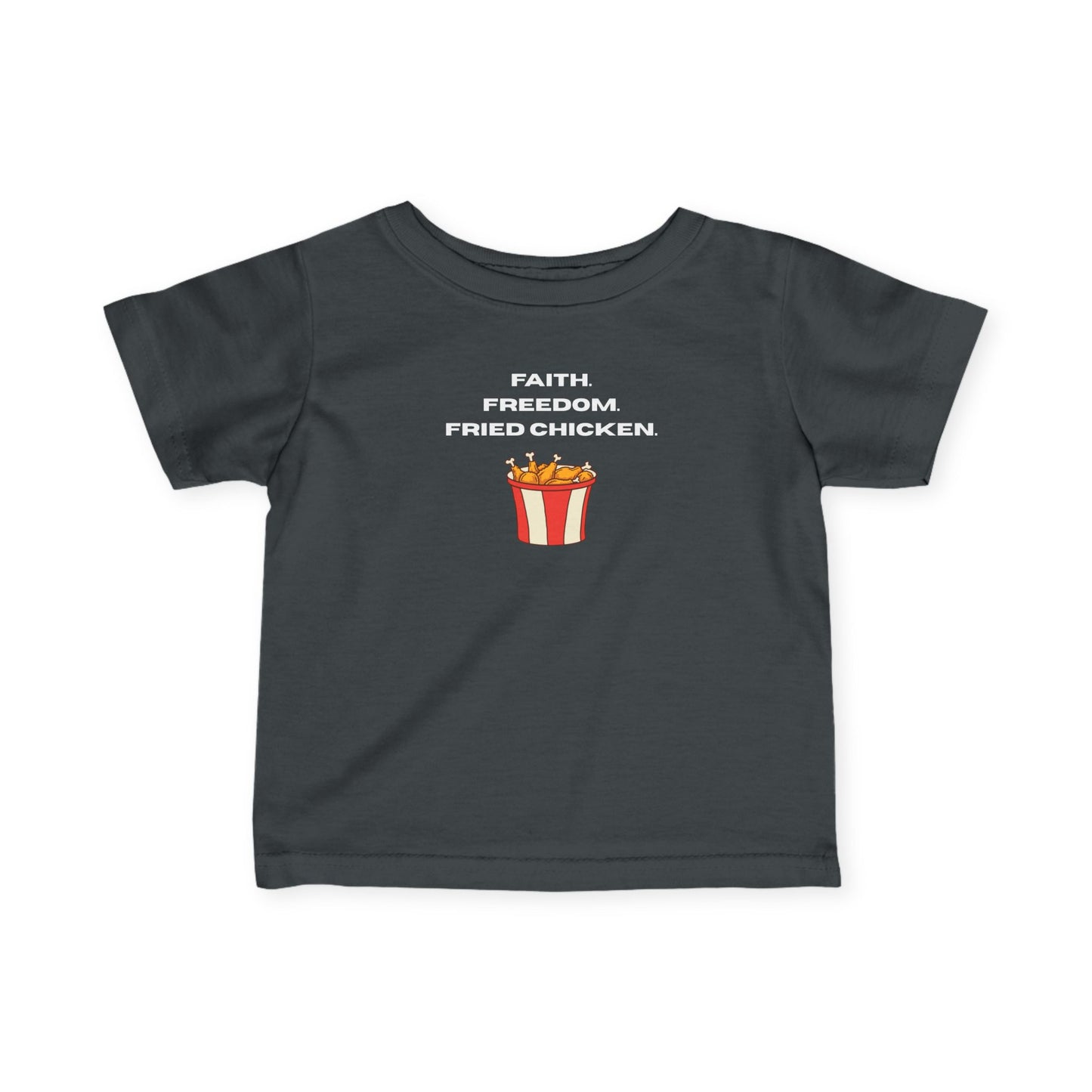 Faith, Freedom, Fried Chicken Baby Tee