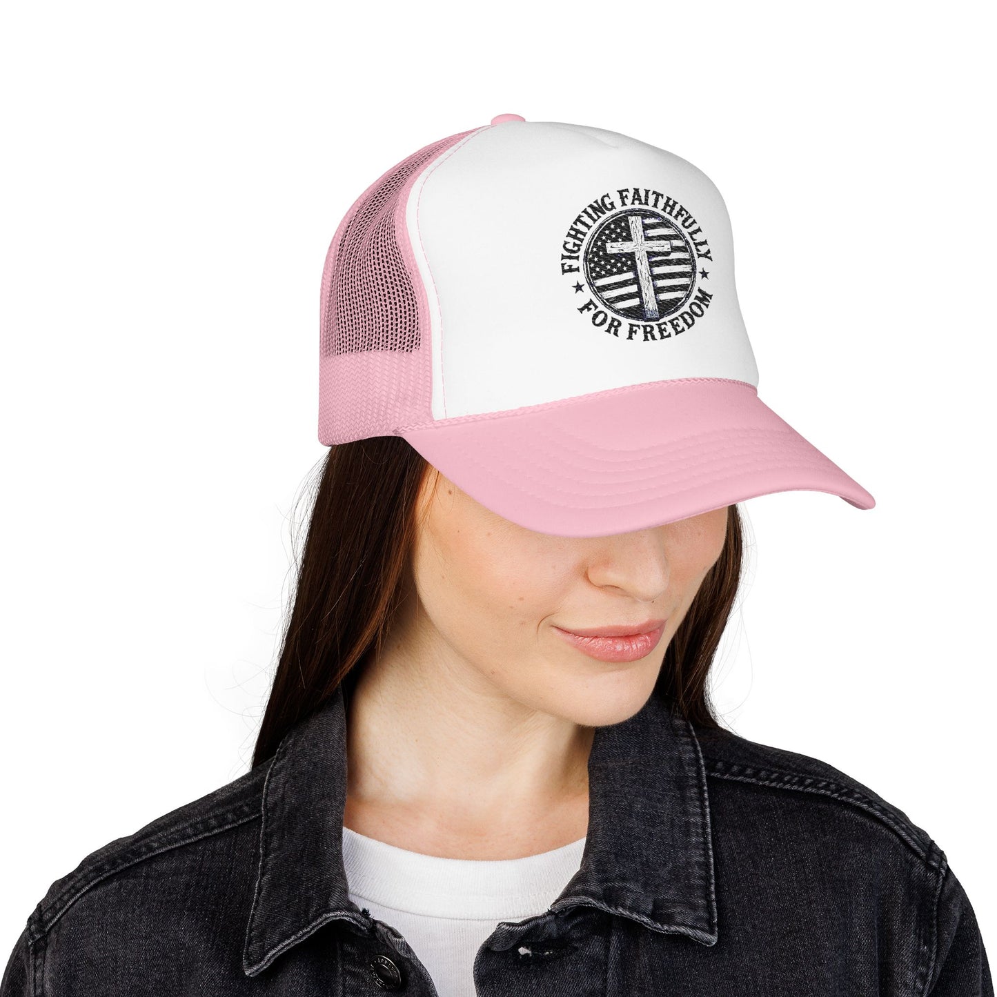 Fighting Faithfully Trucker Hat