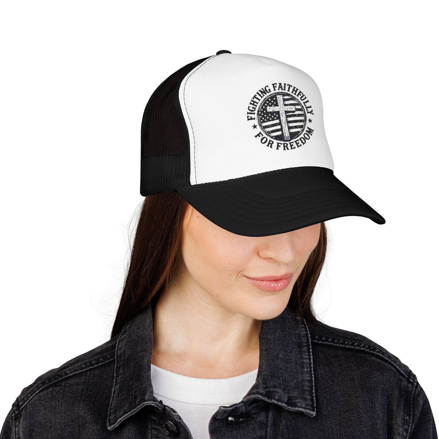 Fighting Faithfully Trucker Hat