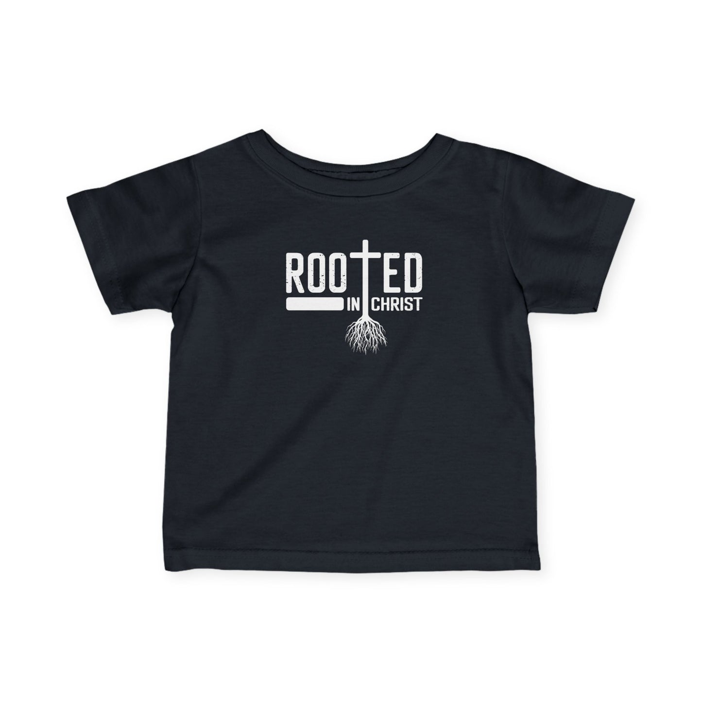 Rooted in Christ Baby Tee