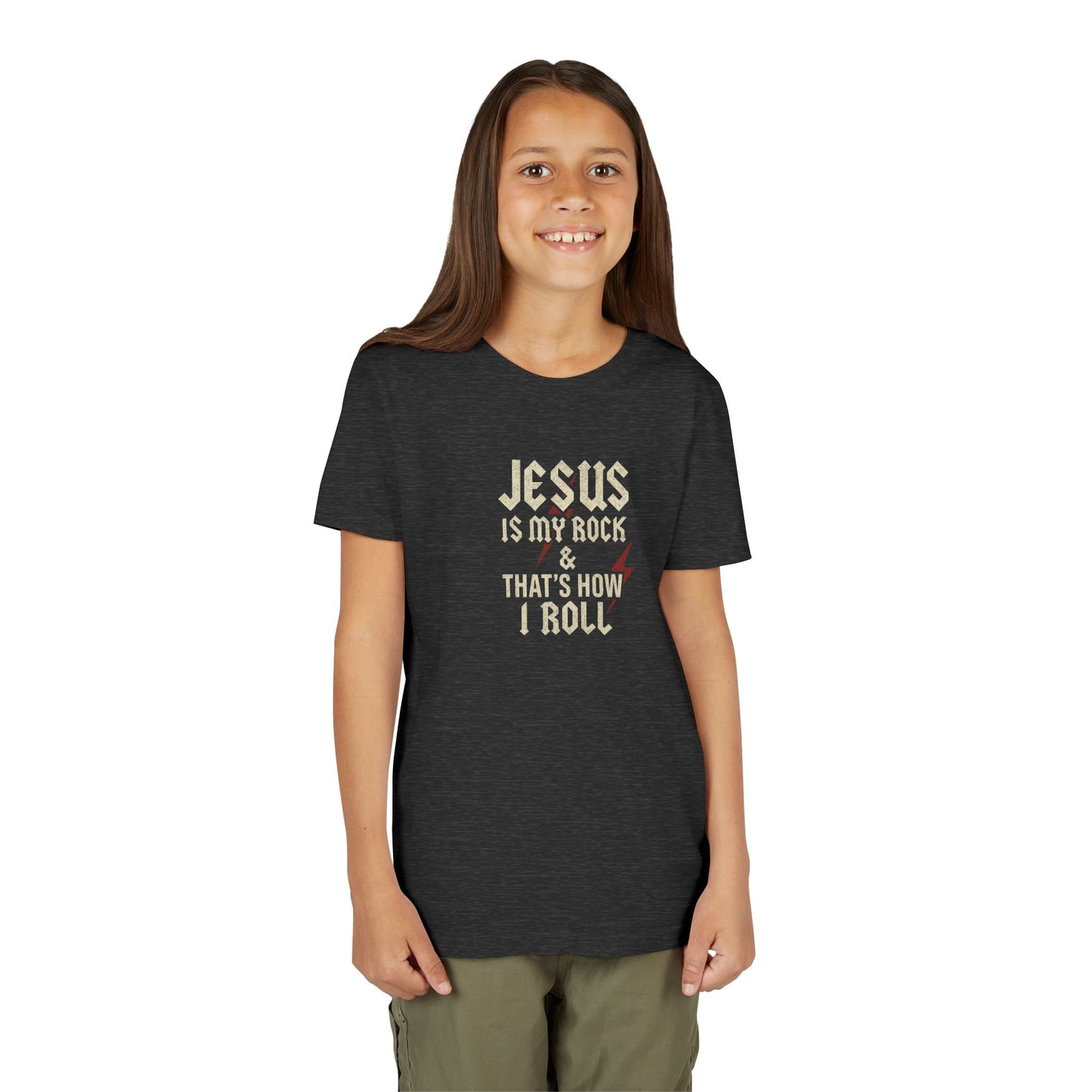 Jesus Is My Rock Youth Tee