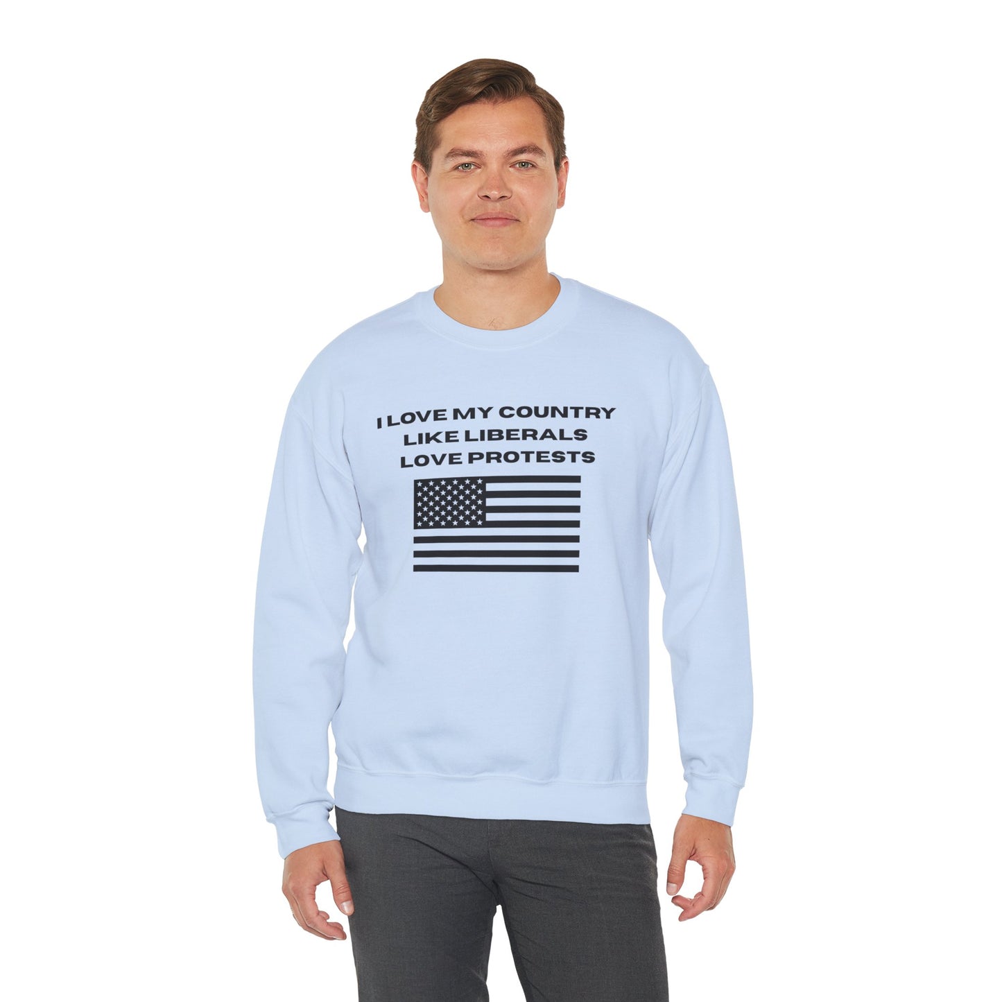 I Love My Country Crewneck Sweatshirt