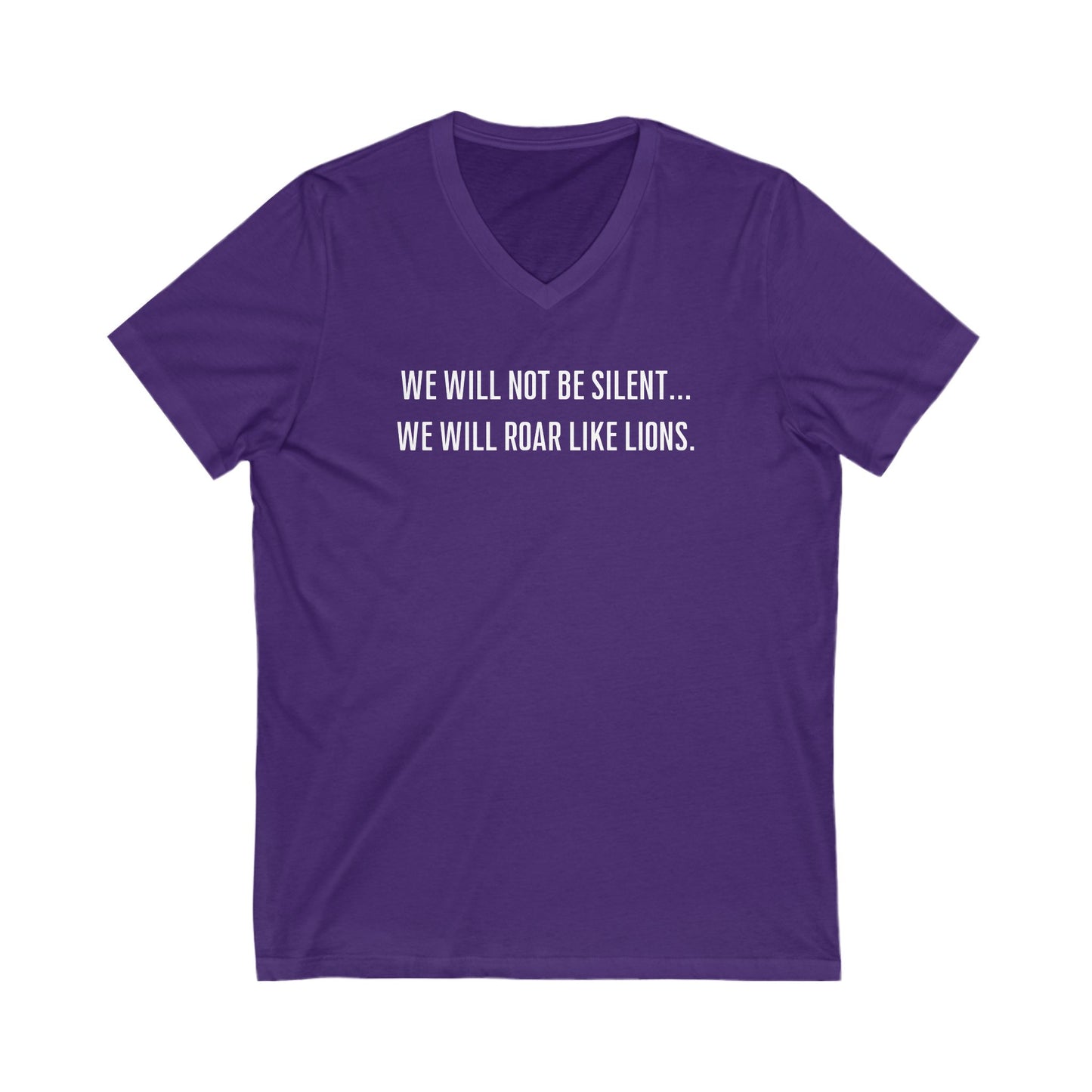 We Will Not Be Silent V-Neck