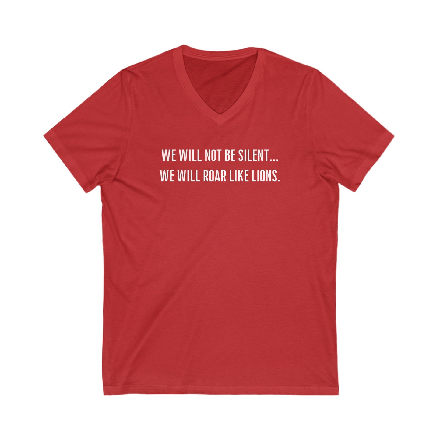 We Will Not Be Silent V-Neck