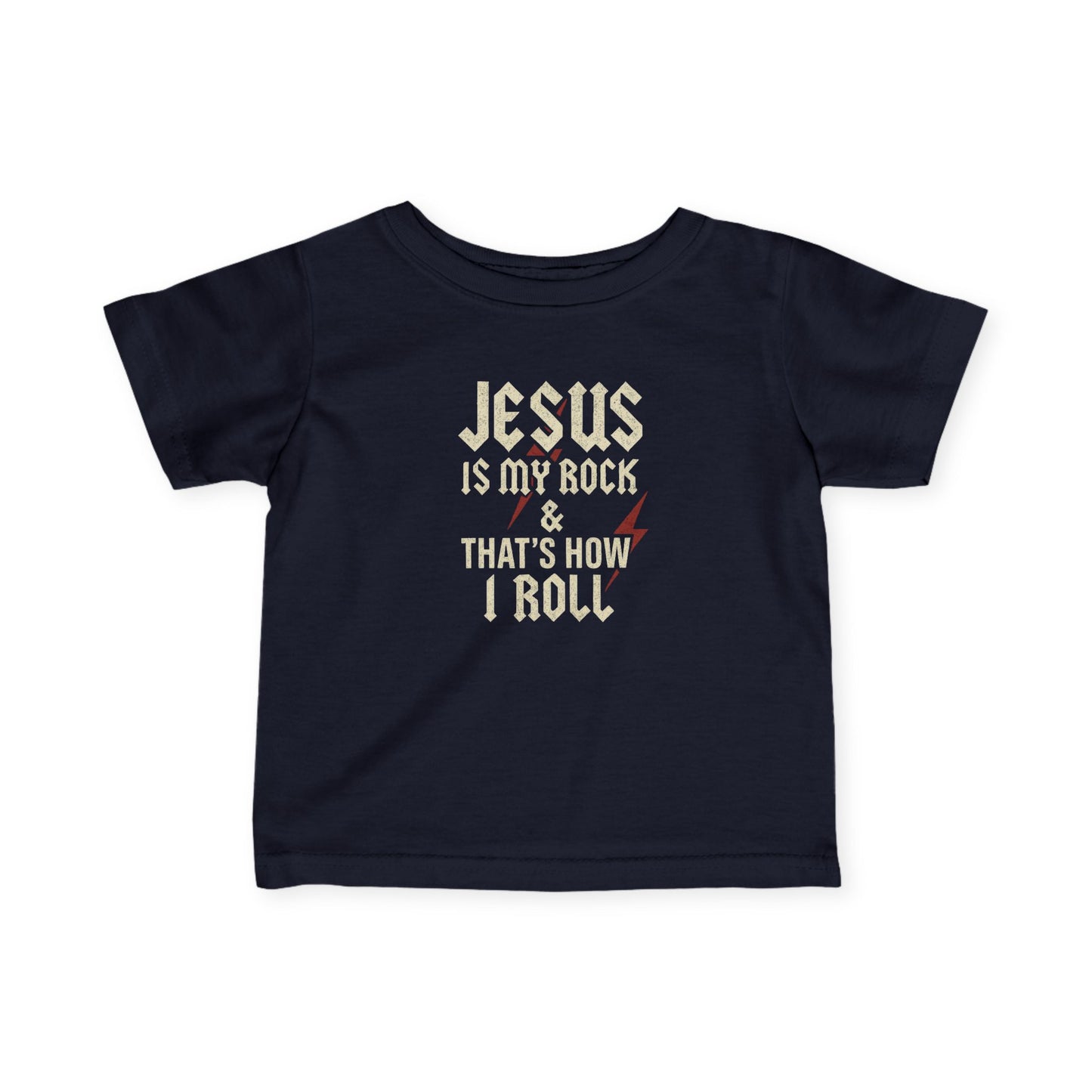 Jesus is My Rock Baby Tee