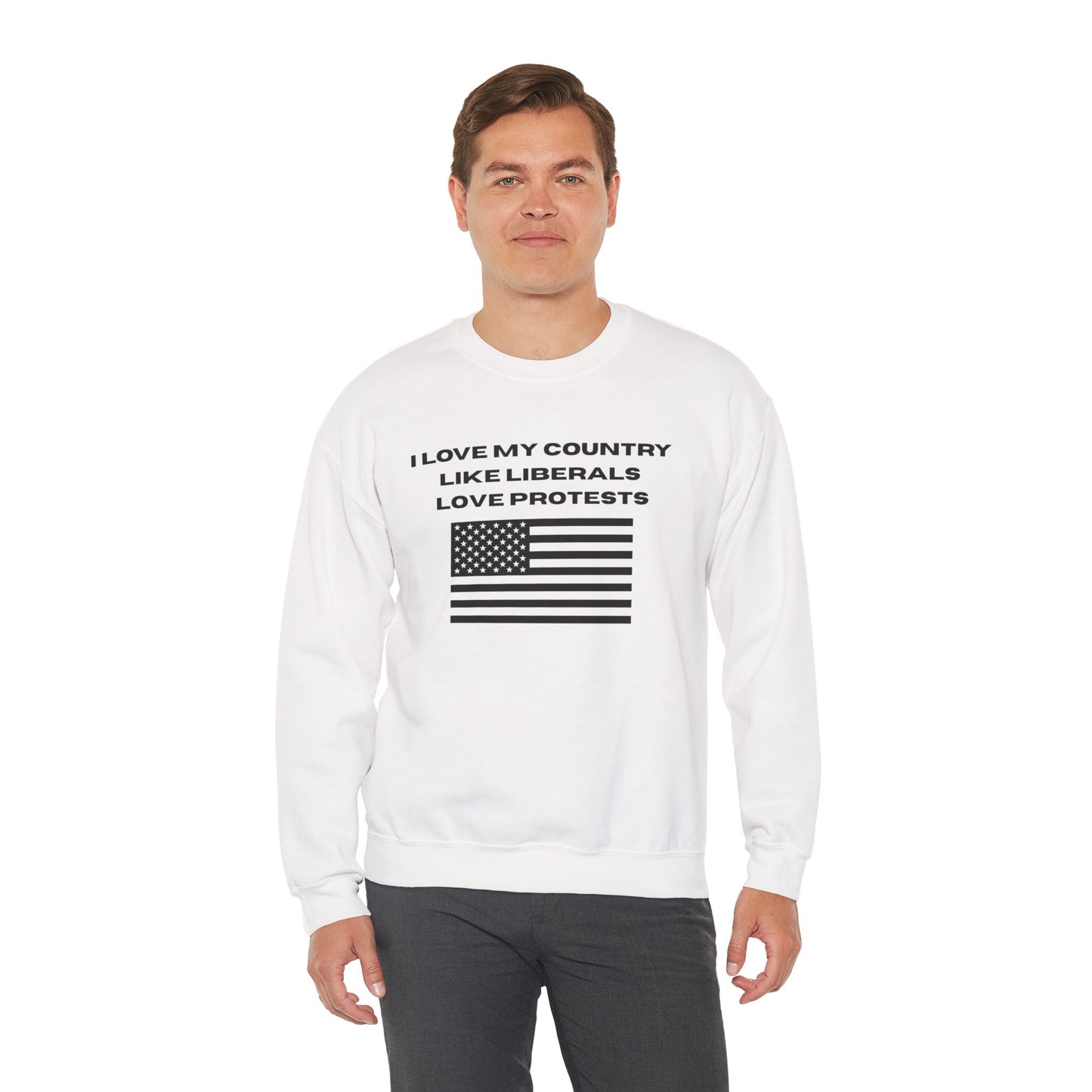 I Love My Country Crewneck Sweatshirt