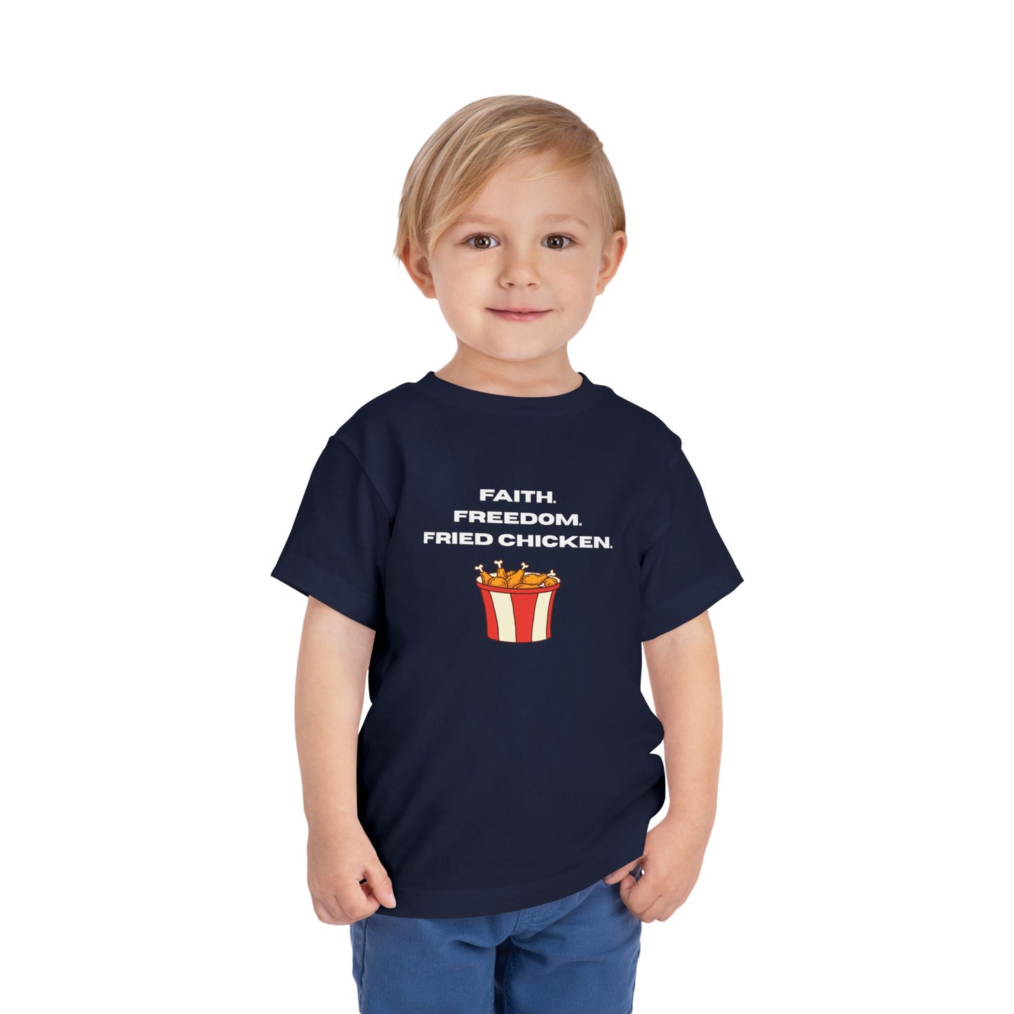 Faith, Freedom, Fried Chicken Toddler Tee