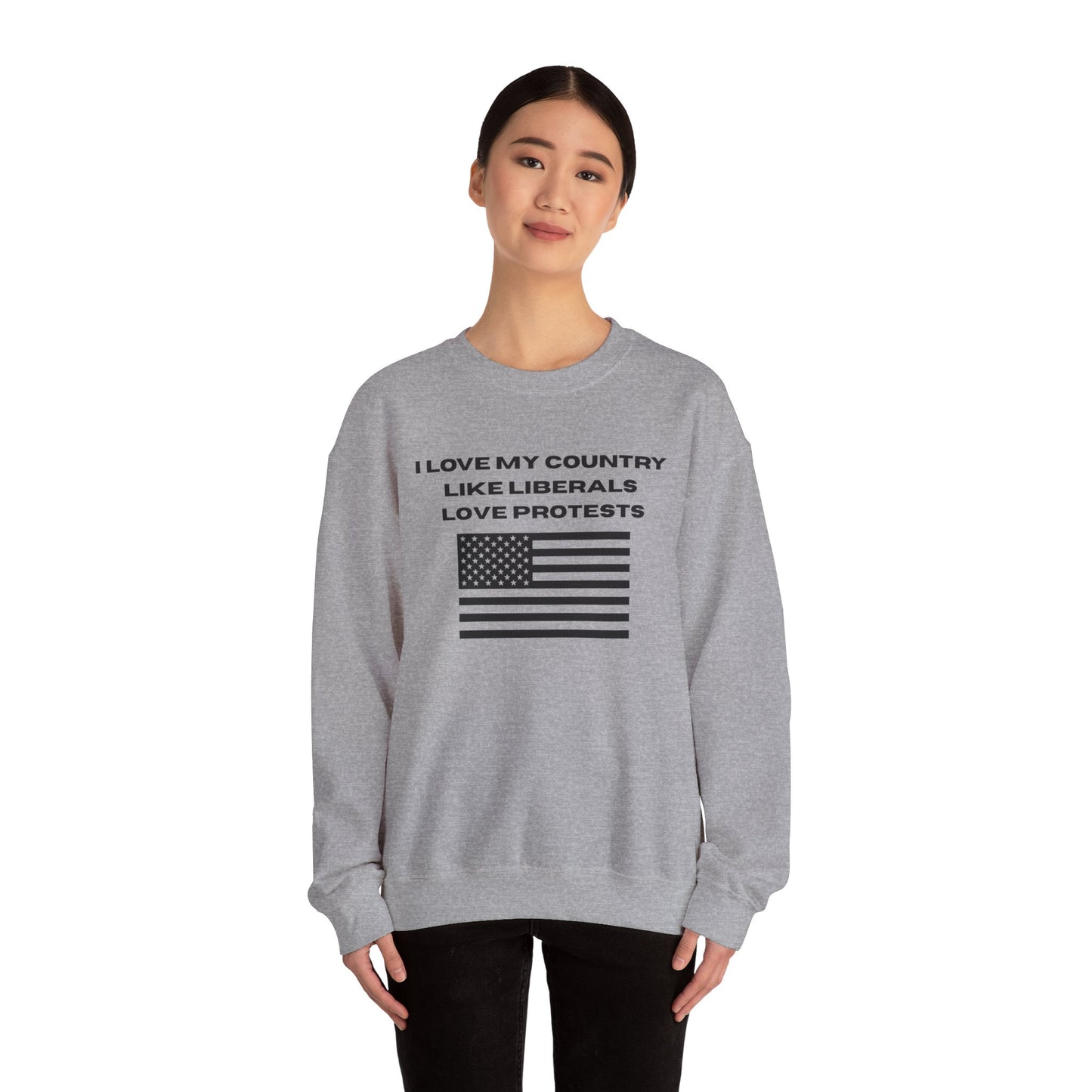 I Love My Country Crewneck Sweatshirt