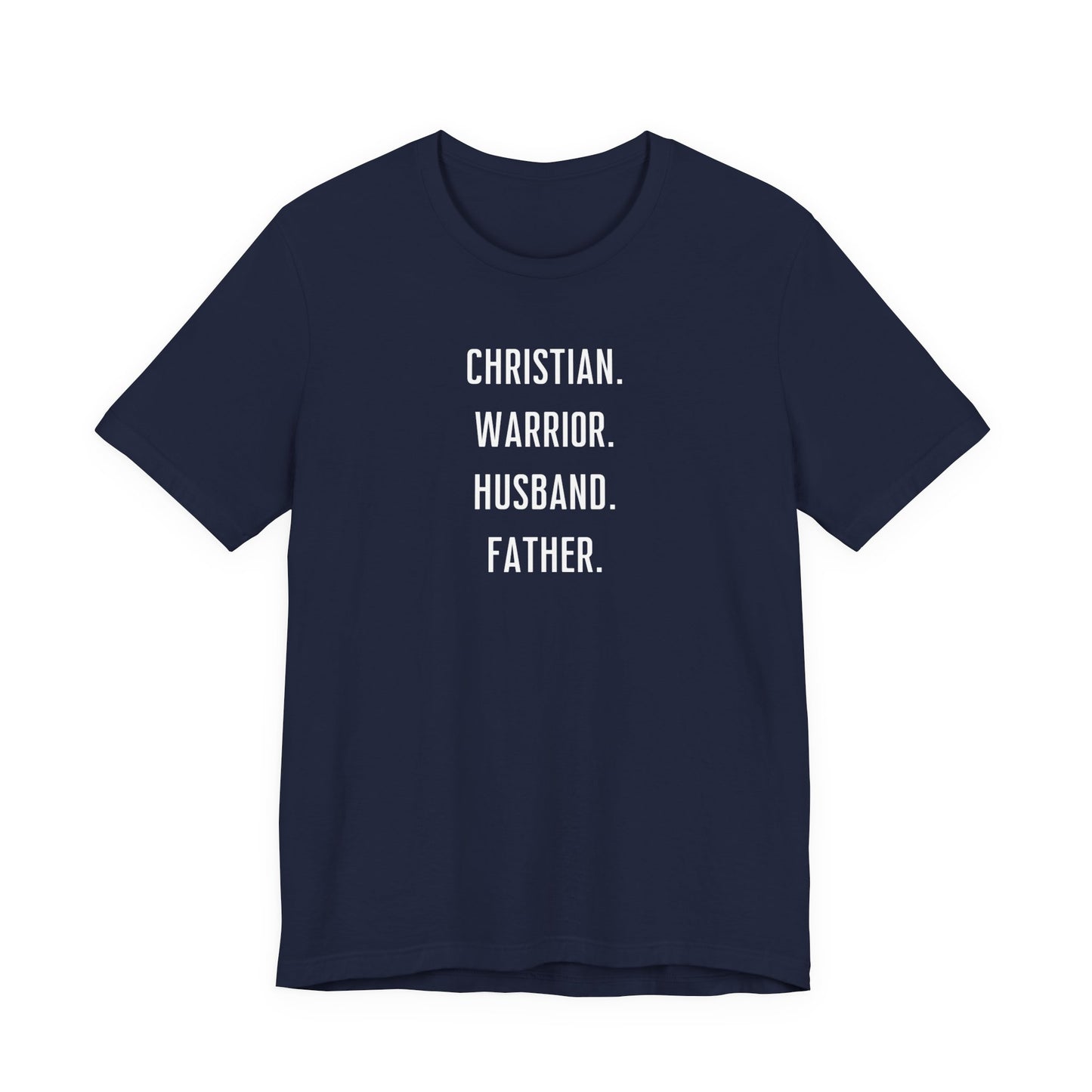 Christian Warrior Husband Father Tee