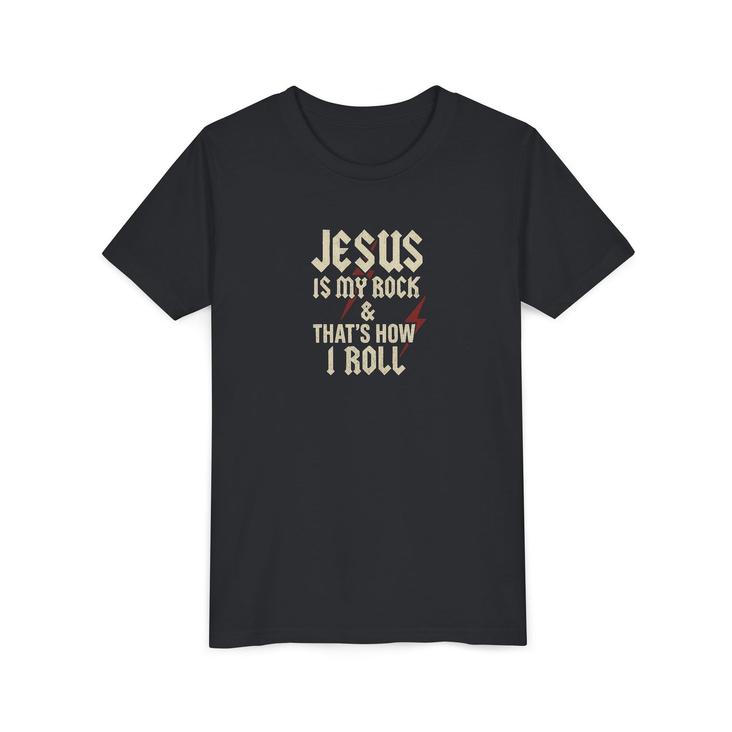 Jesus Is My Rock Youth Tee