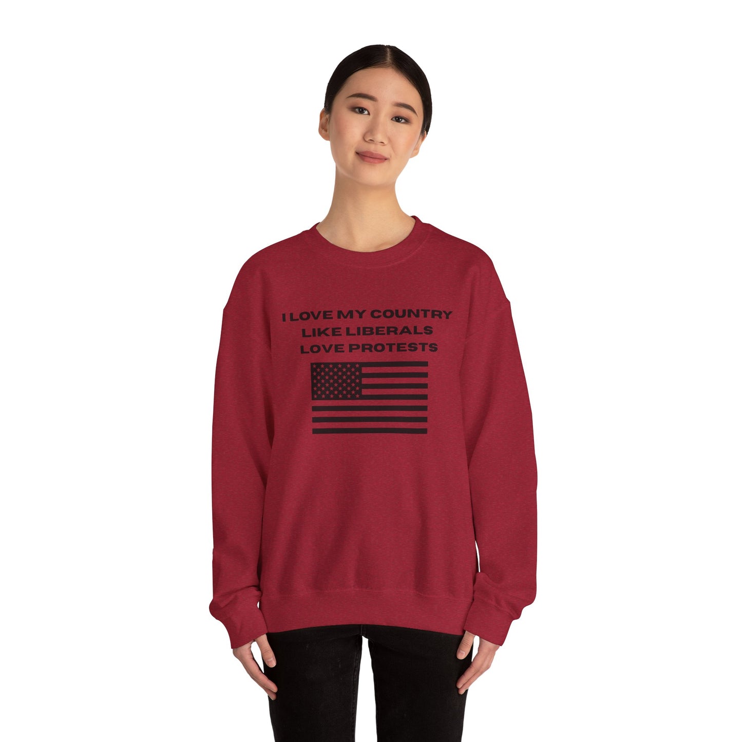 I Love My Country Crewneck Sweatshirt