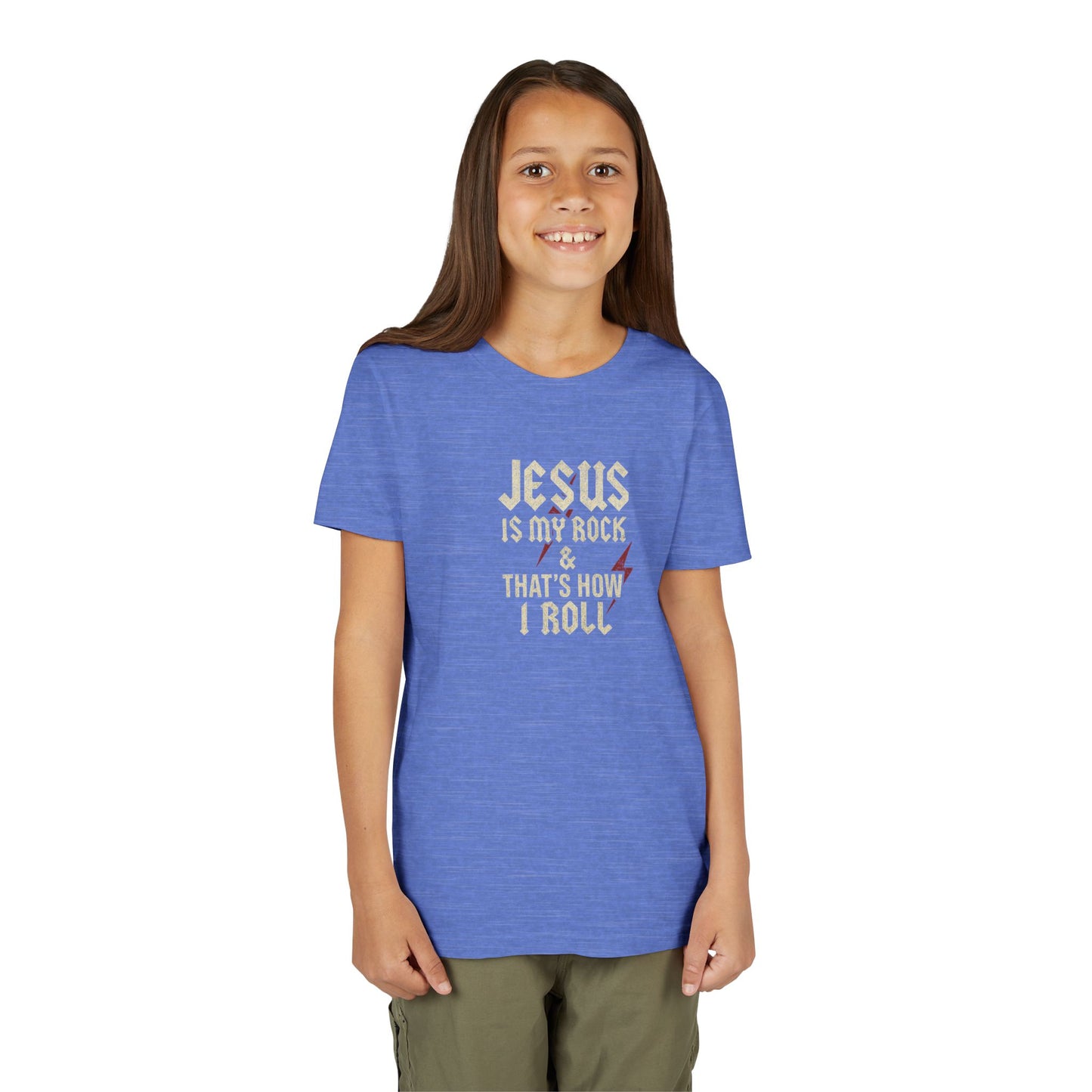 Jesus Is My Rock Youth Tee