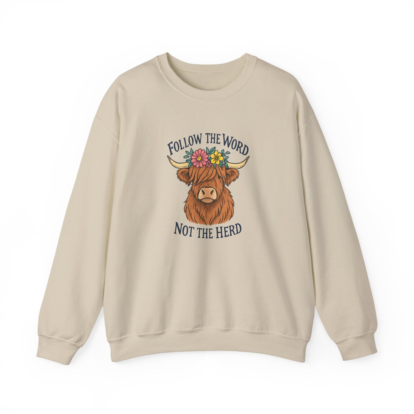 Follow the Word Not the Herd Crewneck Sweatshirt