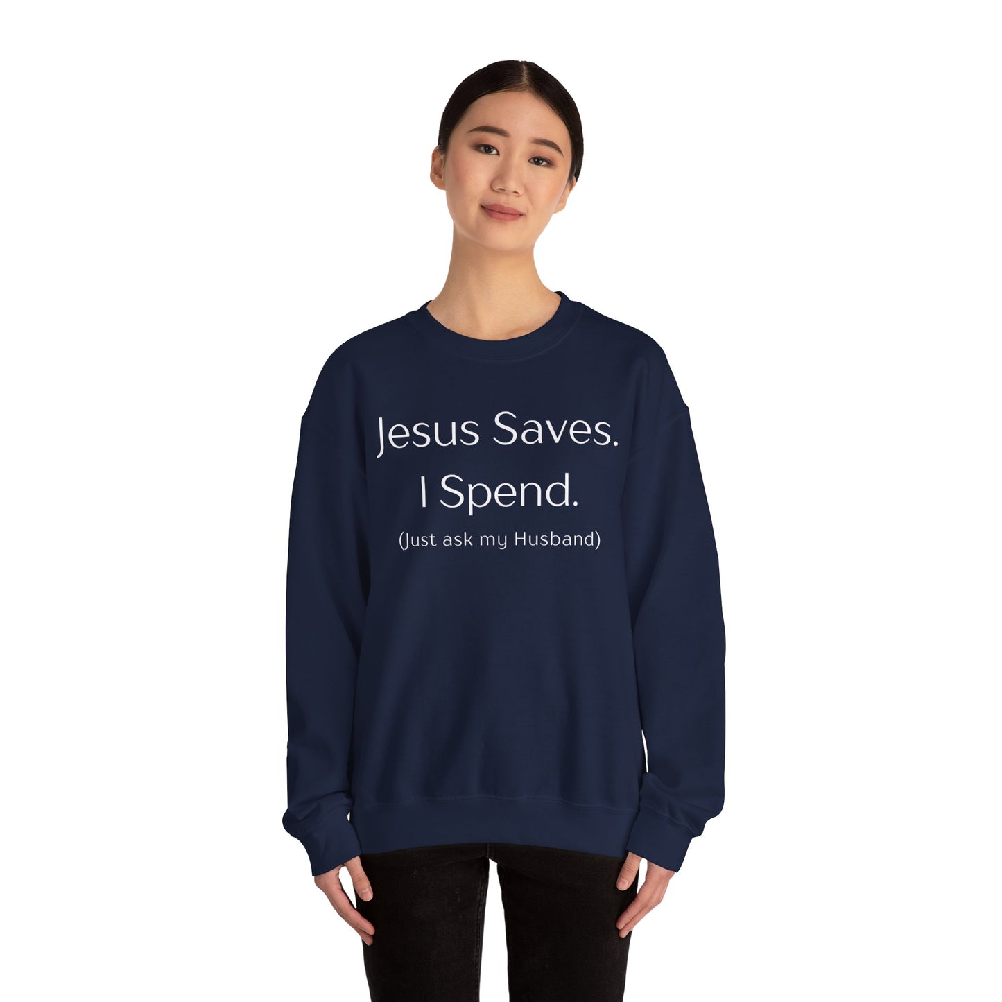 Jesus Saves Crewneck Sweatshirt